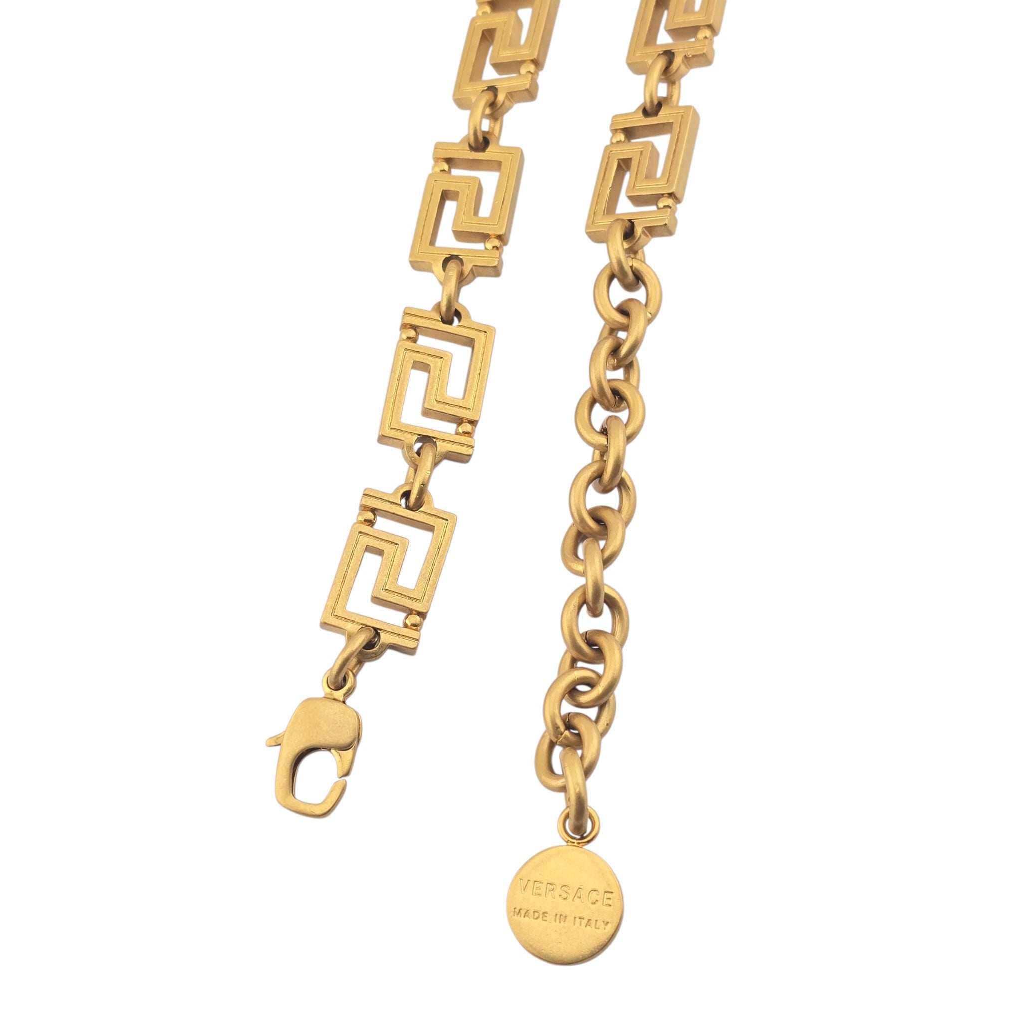 Versace Gold Greca Necklace