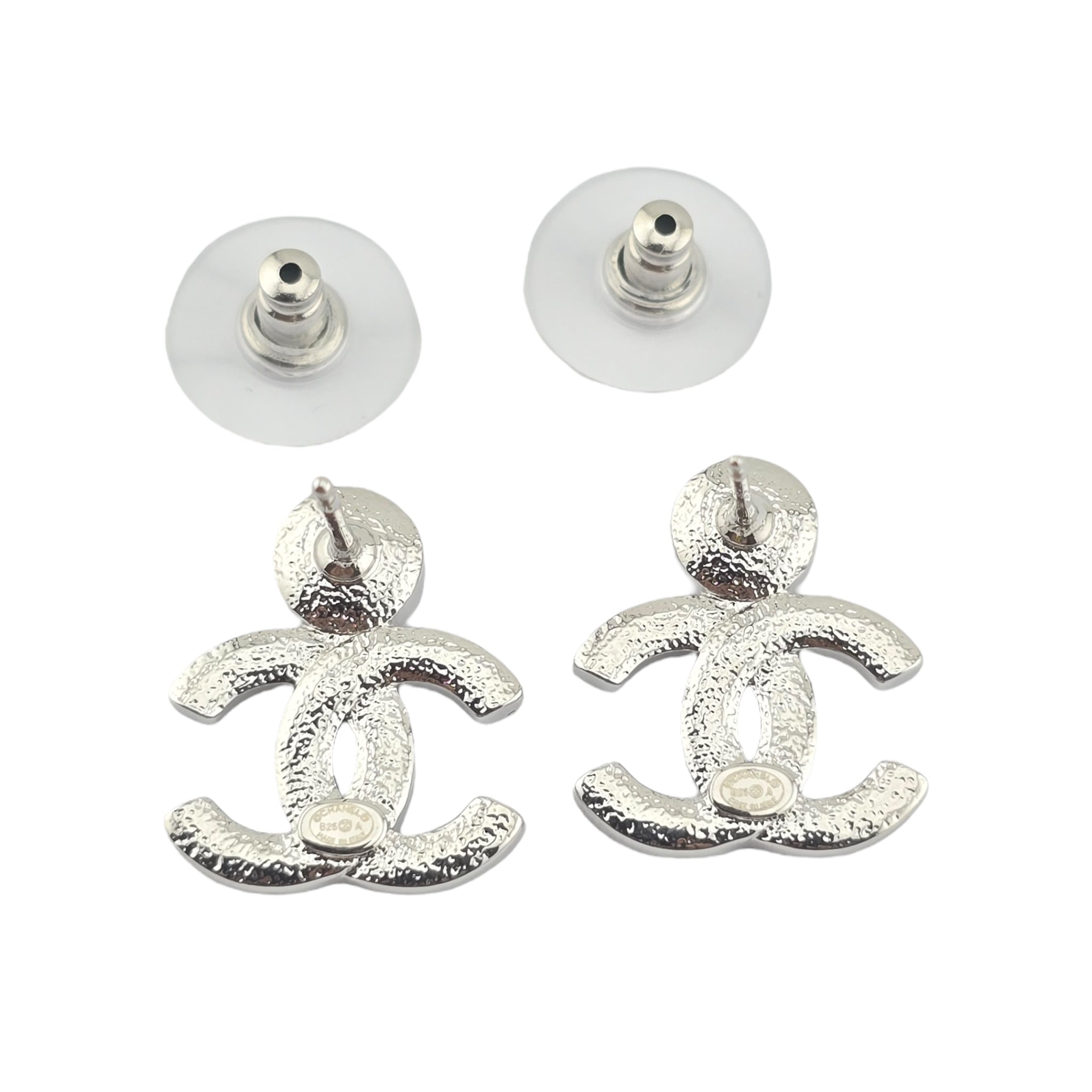 Chanel CC Crystal Stud Earrings 2025