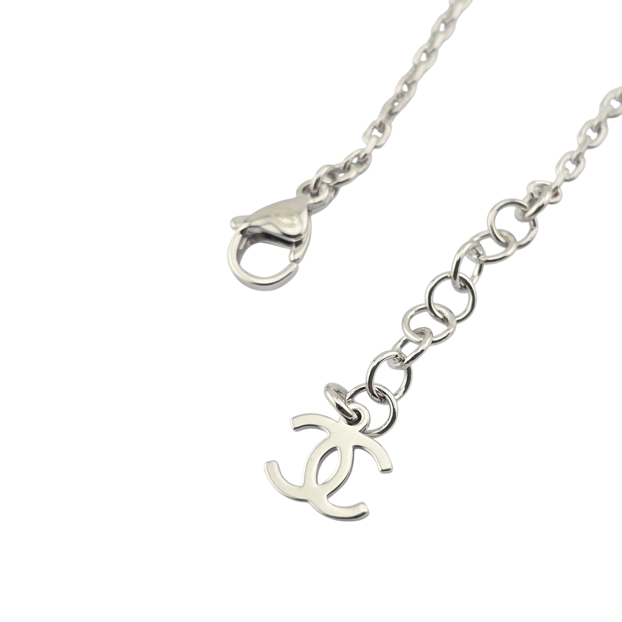 Chanel CC Butterfly Silver Bracelet B25