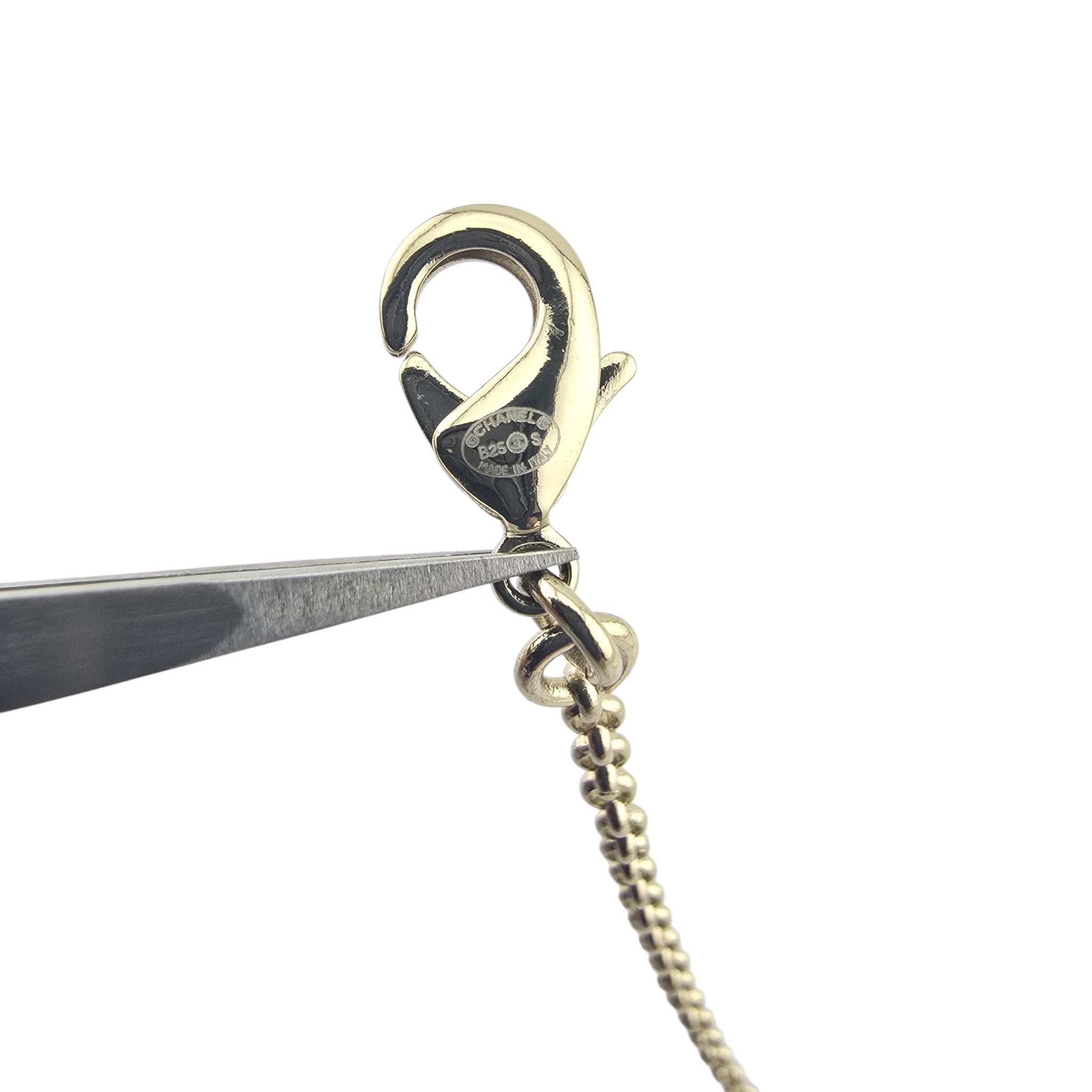 Chanel CC Long Necklace Gold 2025