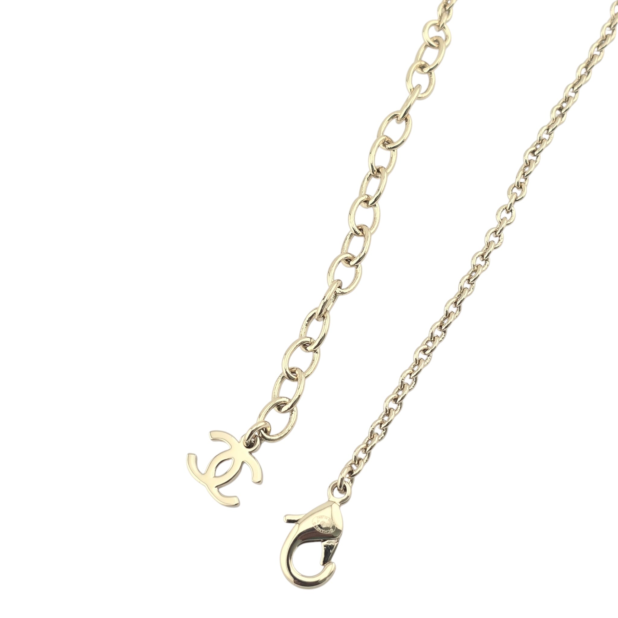 Chanel CC Red Pendant Necklace 2025