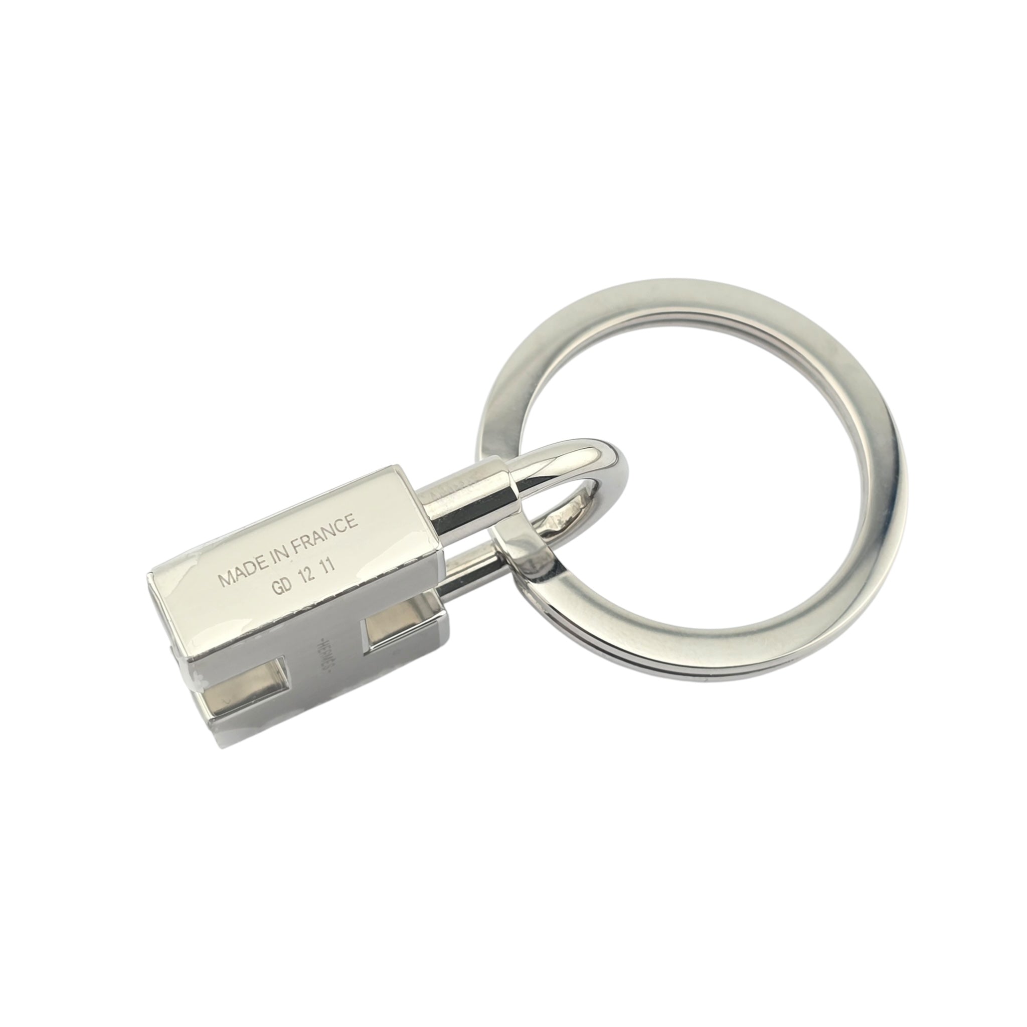 Hermes Cadenas Quizz Rainbow Blue Key Ring