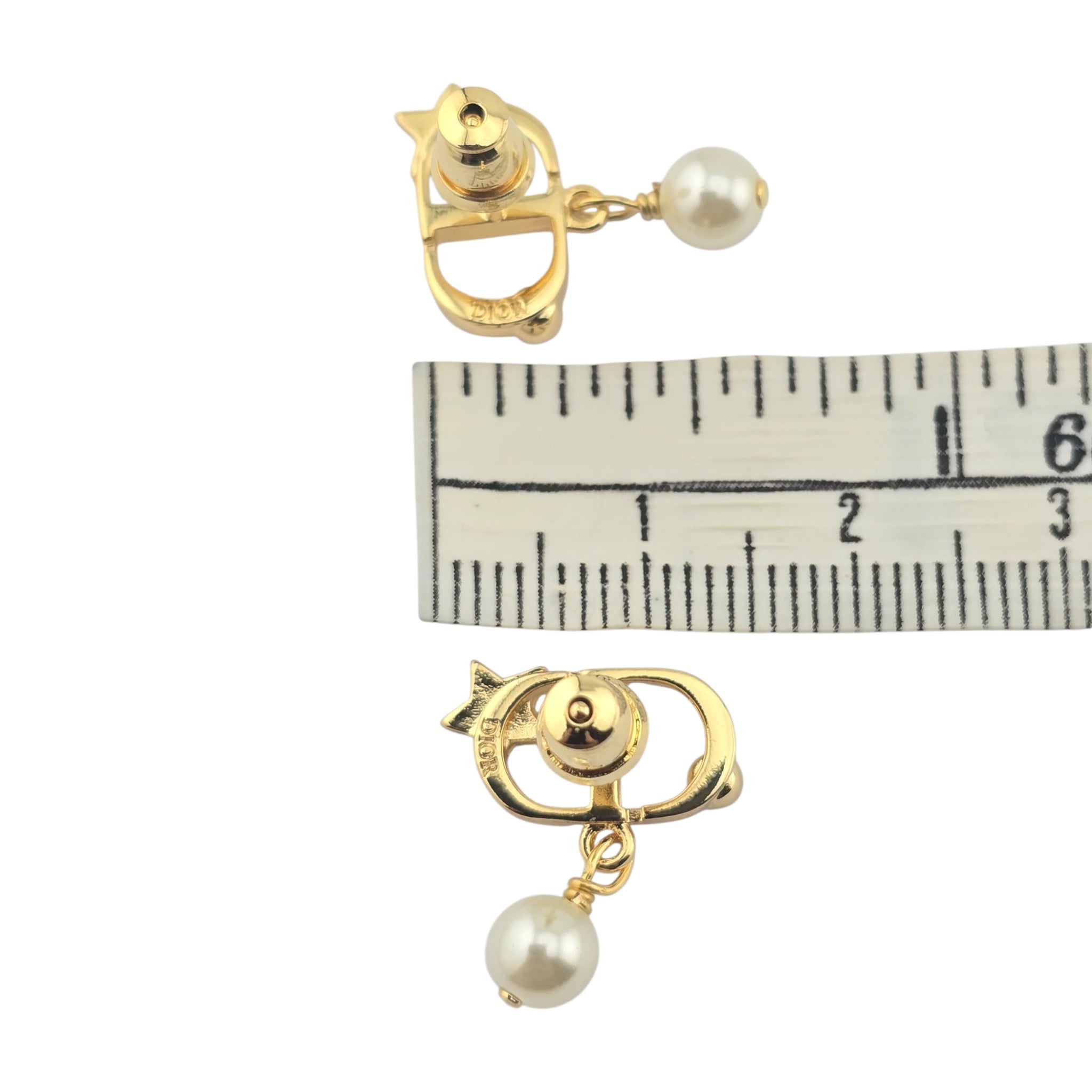 Christian Dior Petit CD Lucky Star Earrings