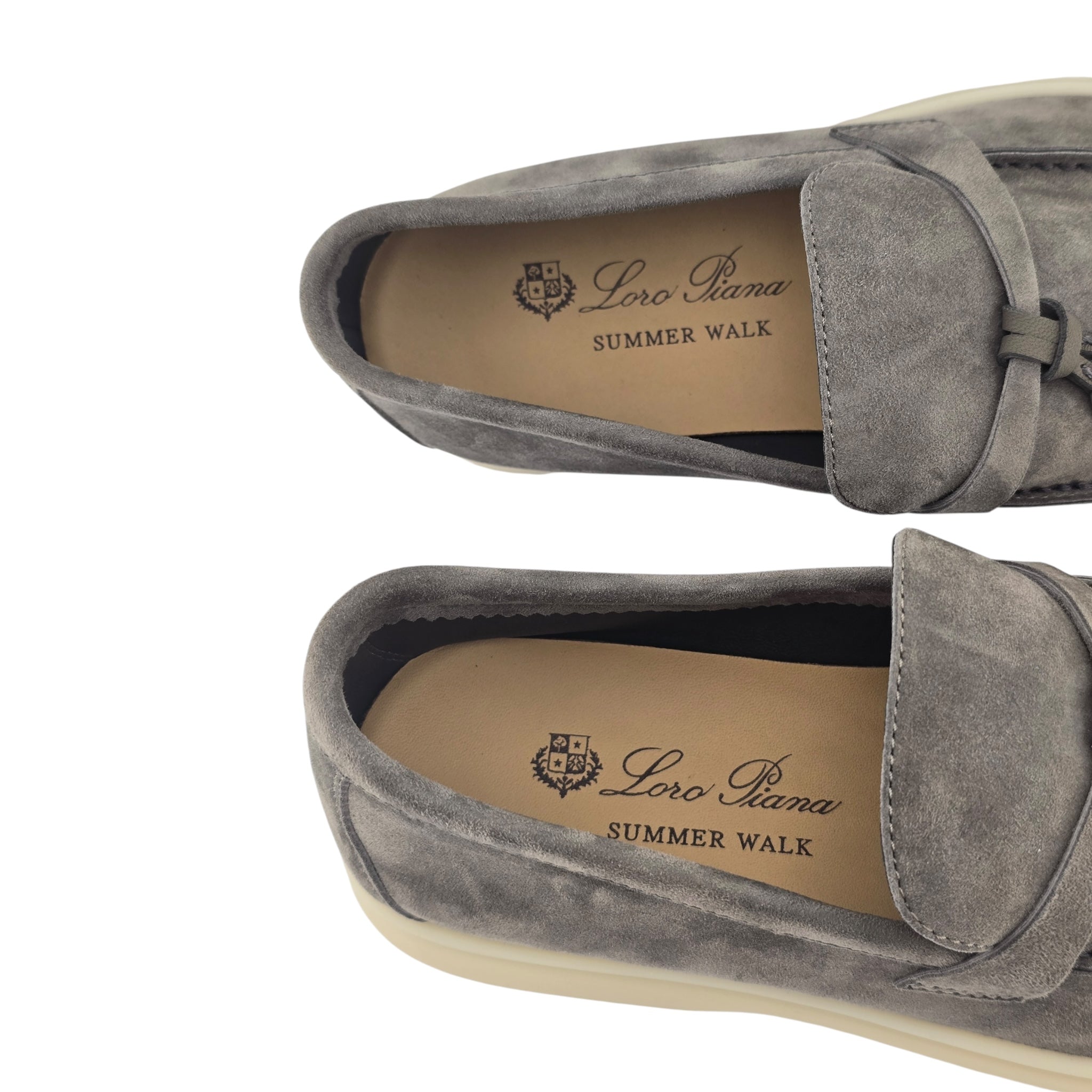 Loro Piana Summer Charms Walk Loafer - Rain Drops - 38