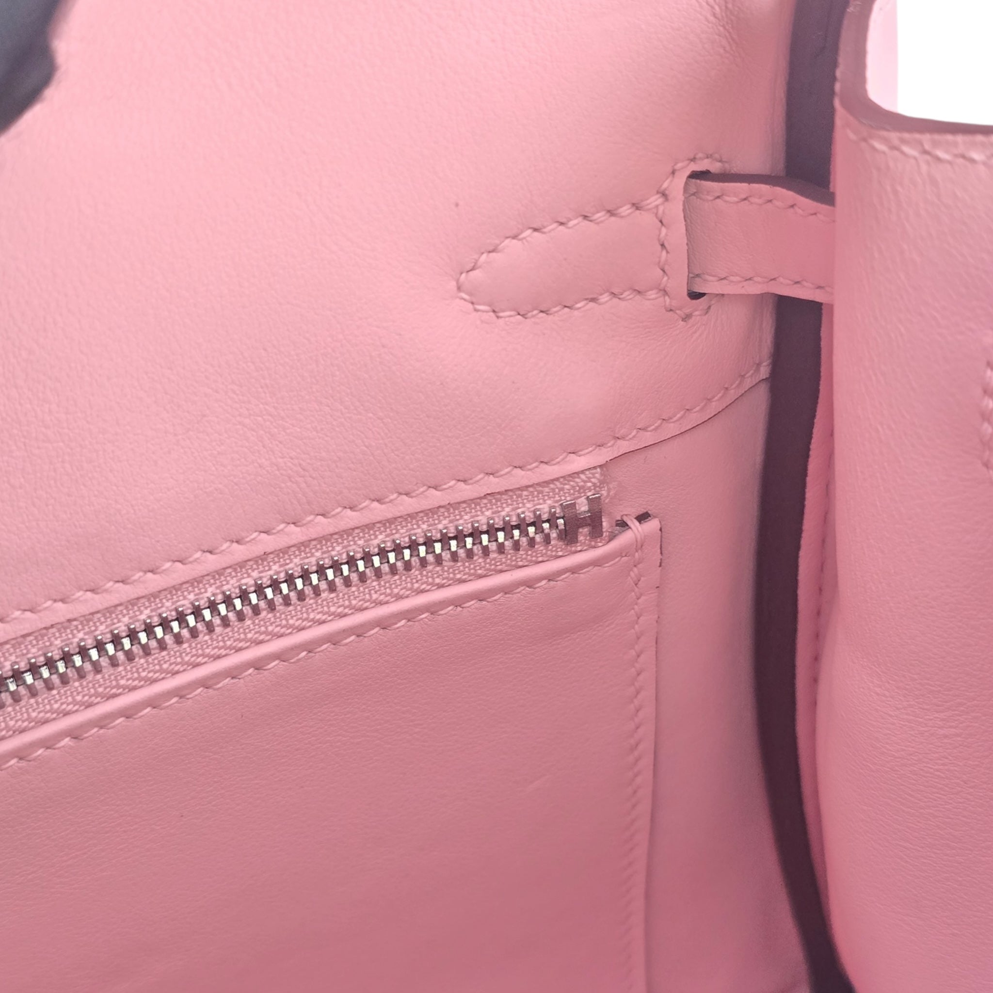 Hermes Birkin 25 Rose Sakura Swift PHW #K 2025