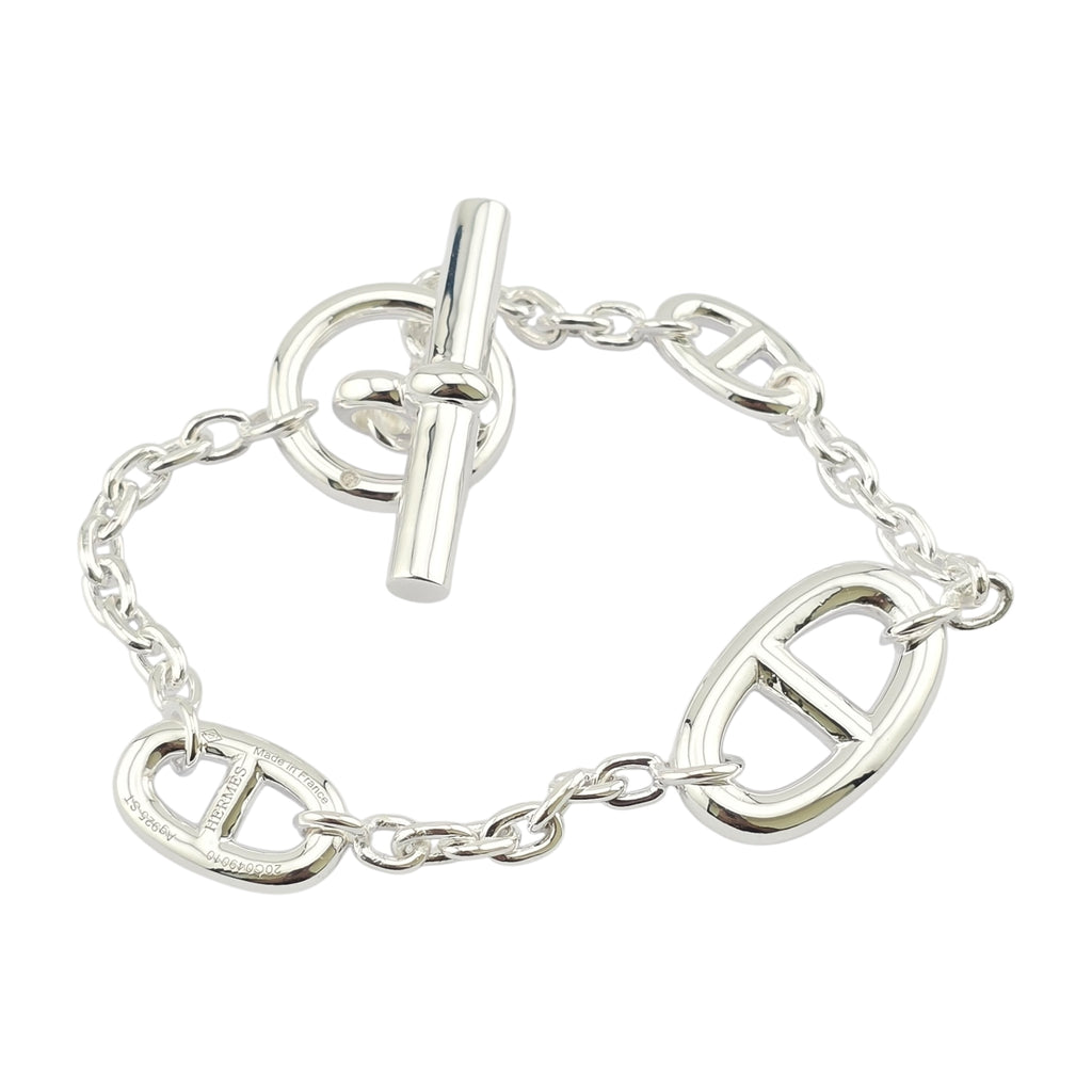 Hermes Sterling Silver Farandole Bracelet ST