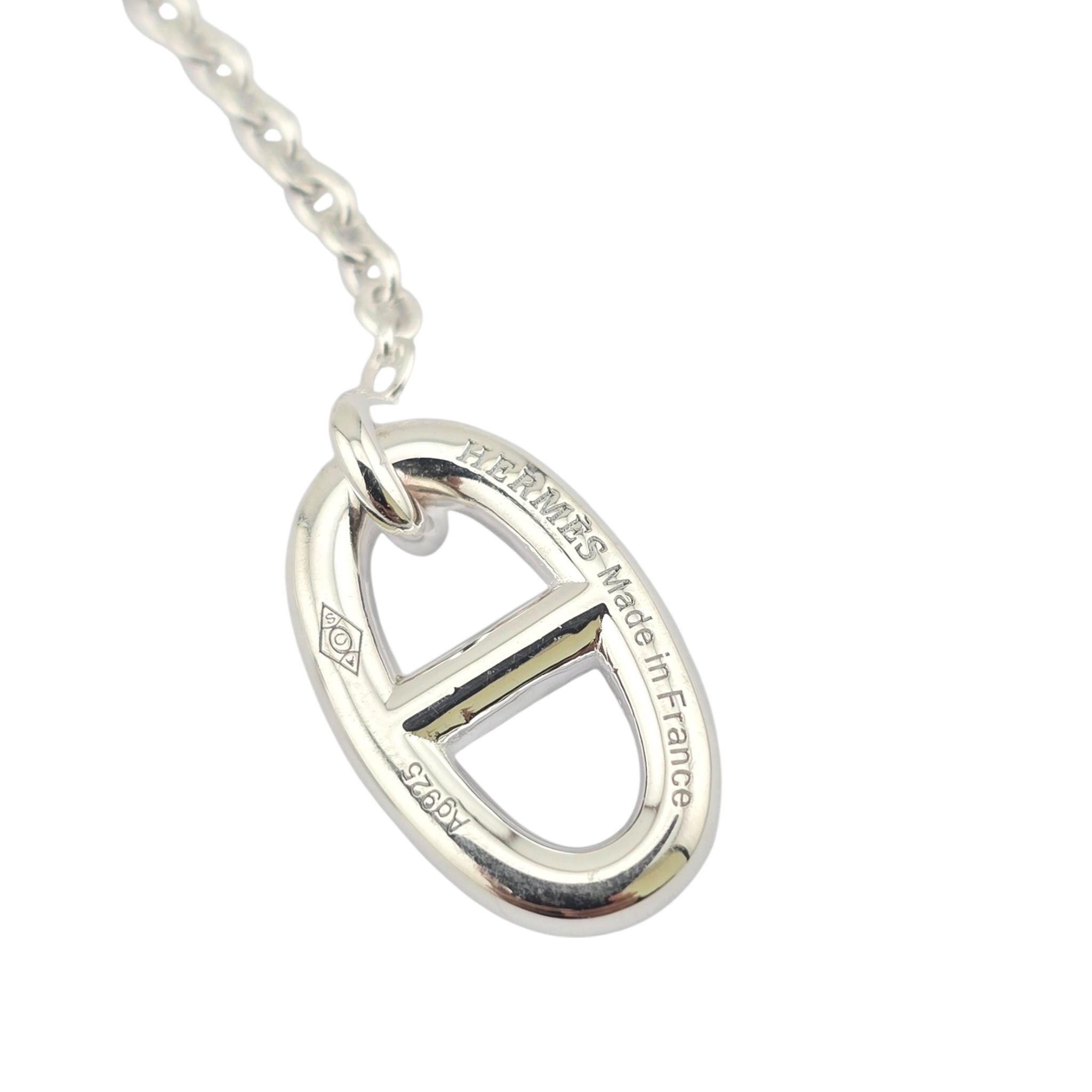 Hermes Farandole Sterling Silver Earrings Medium