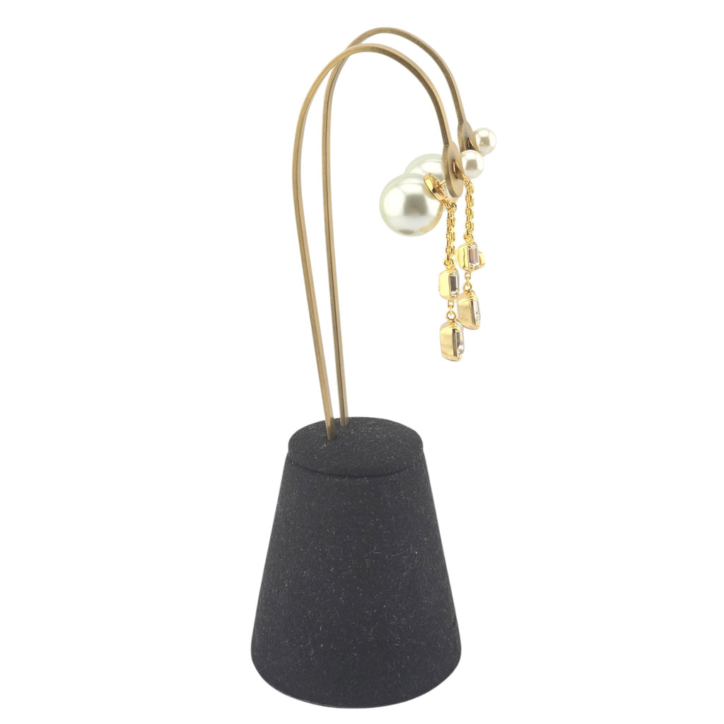 Christian Dior Tribales Gold Finish Pearl Earrings DIOR