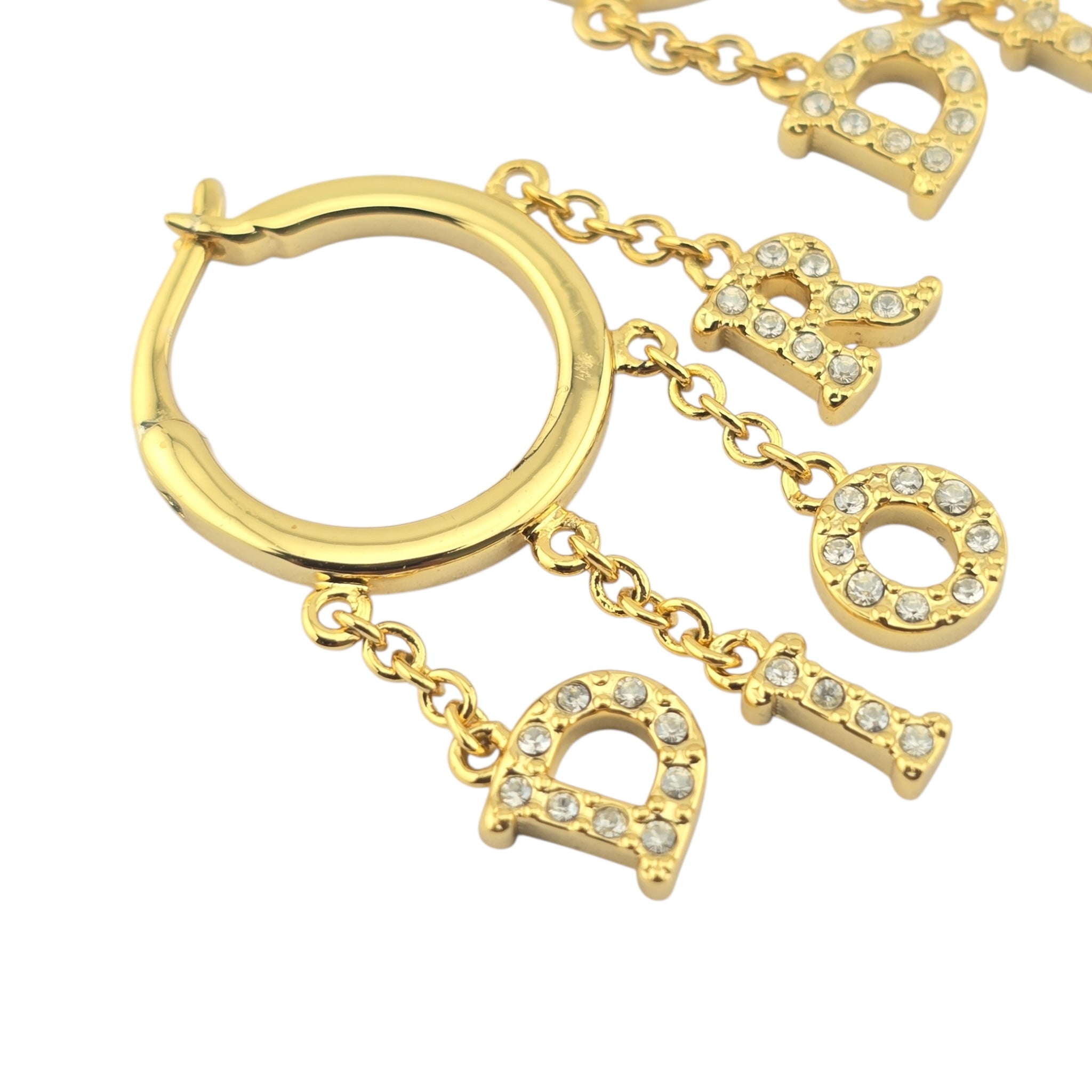 Christian Dior Dio(r)Evolution Gold Hoop Earrings DIOR