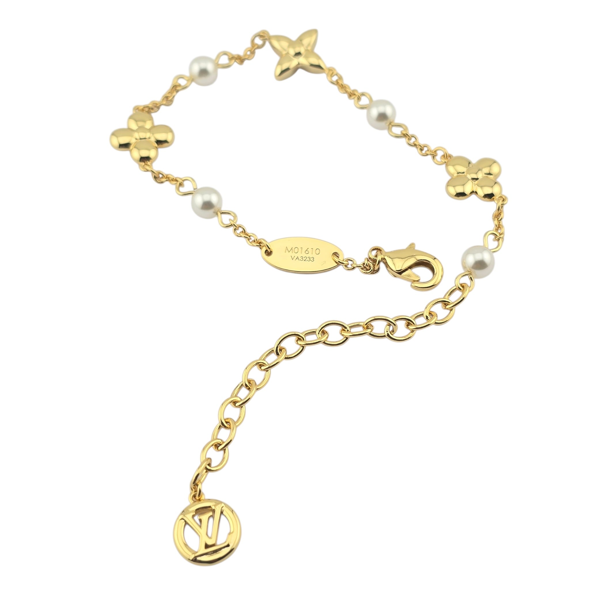 Louis Vuitton LV Louisa Gold Bracelet LOUIS VUITTON