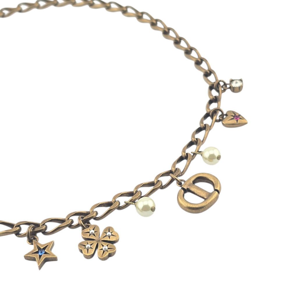 Christian Dior CD Lucky Charms Necklace DIOR