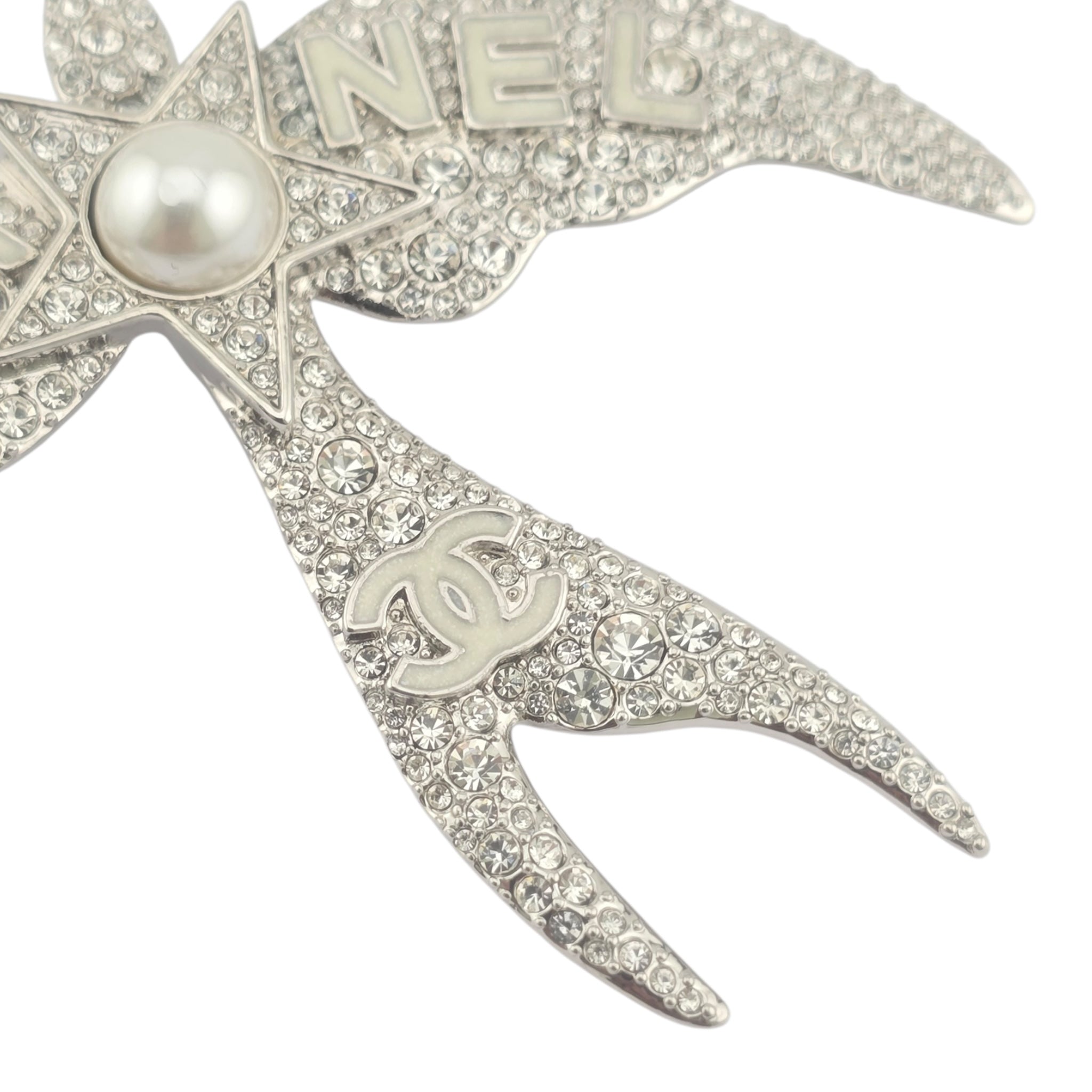 Chanel CC Bird Crystal Brooch 2025 CHANEL
