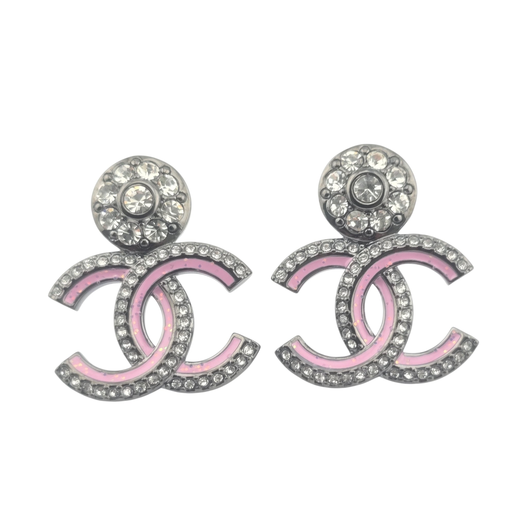 Chanel CC Ruthenium Pink Earrings 2025 CHANEL