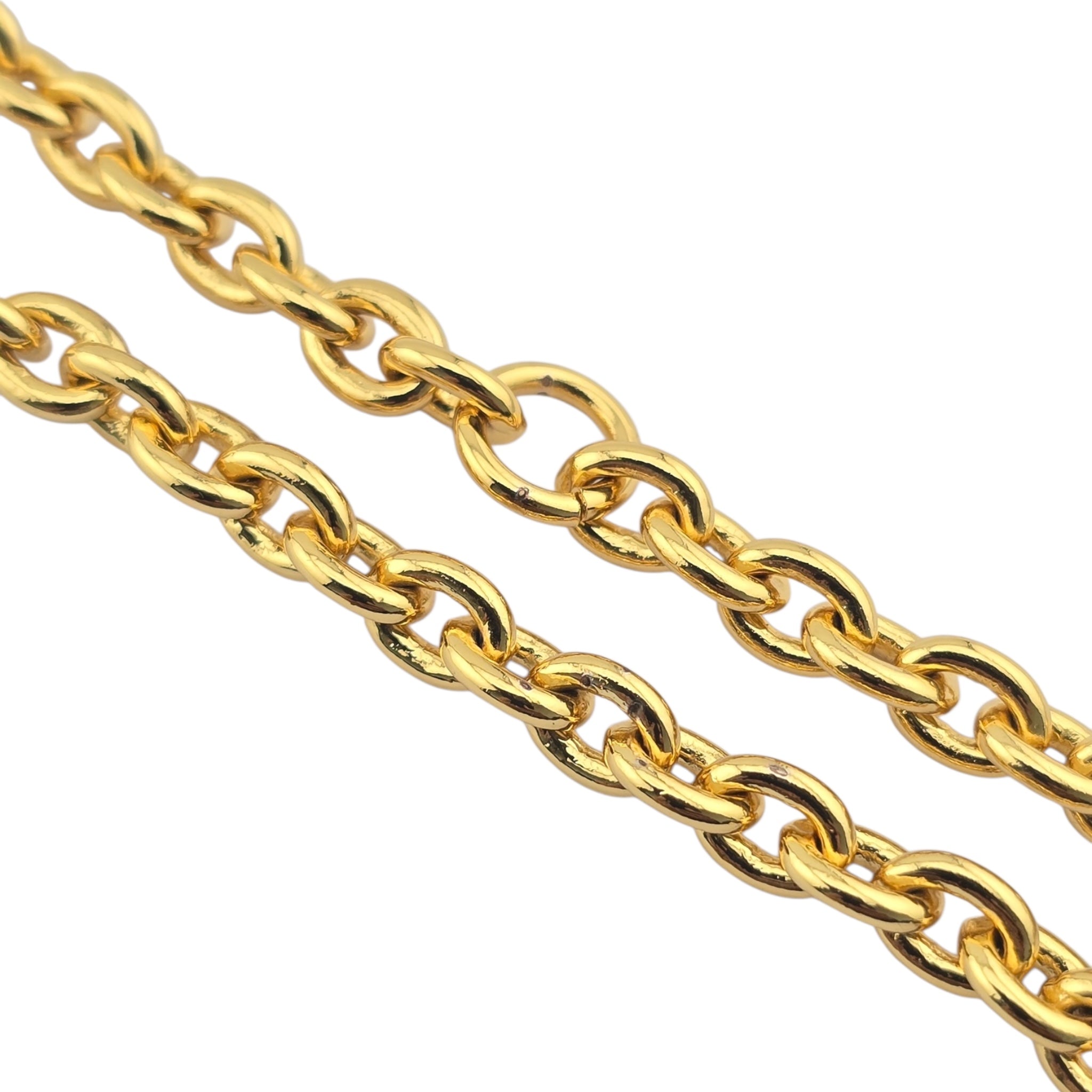 Chanel CC Gold Large Pendant Necklace 2023 CHANEL