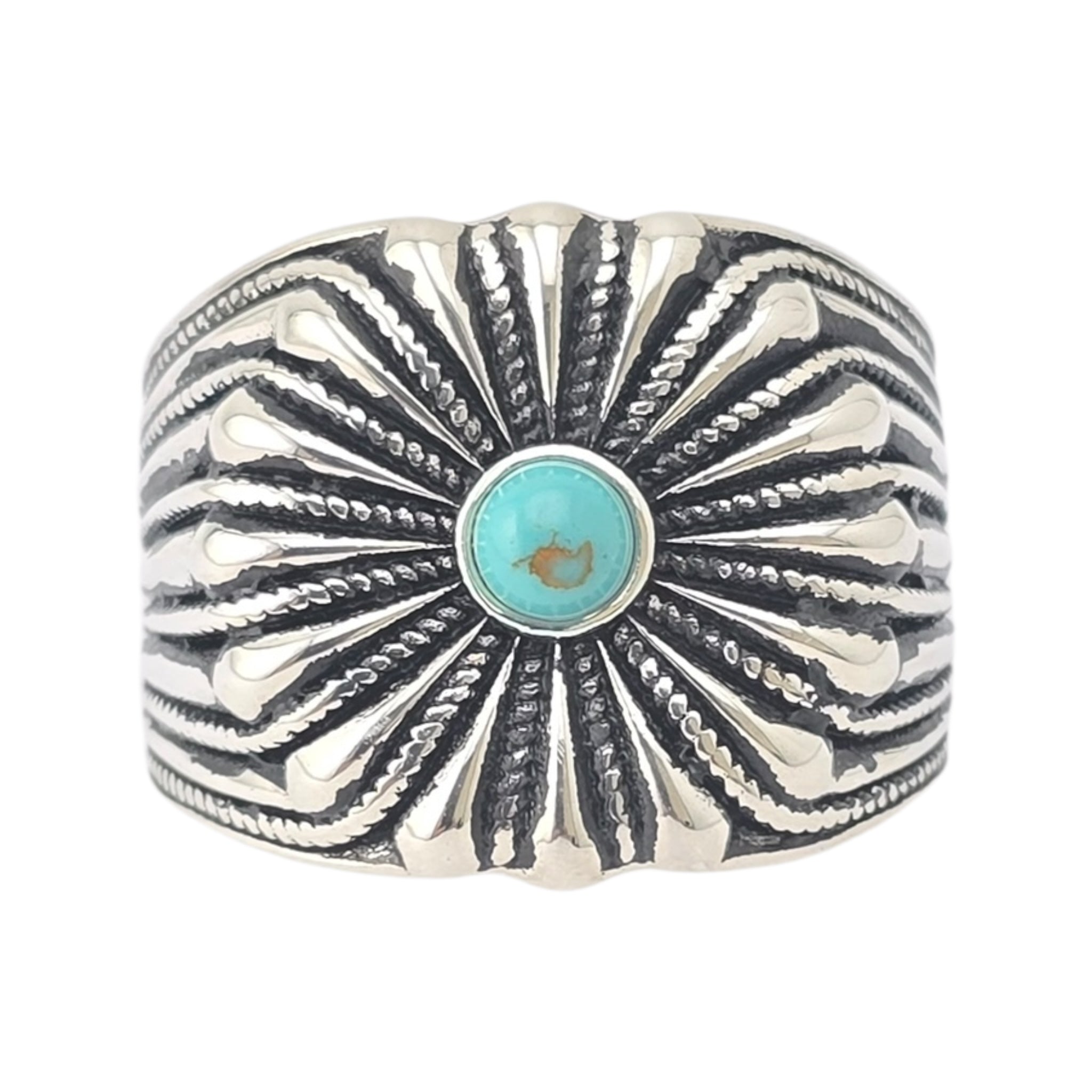 GUCCI Interlocking G Flower Sterling Silver Ring GUCCI