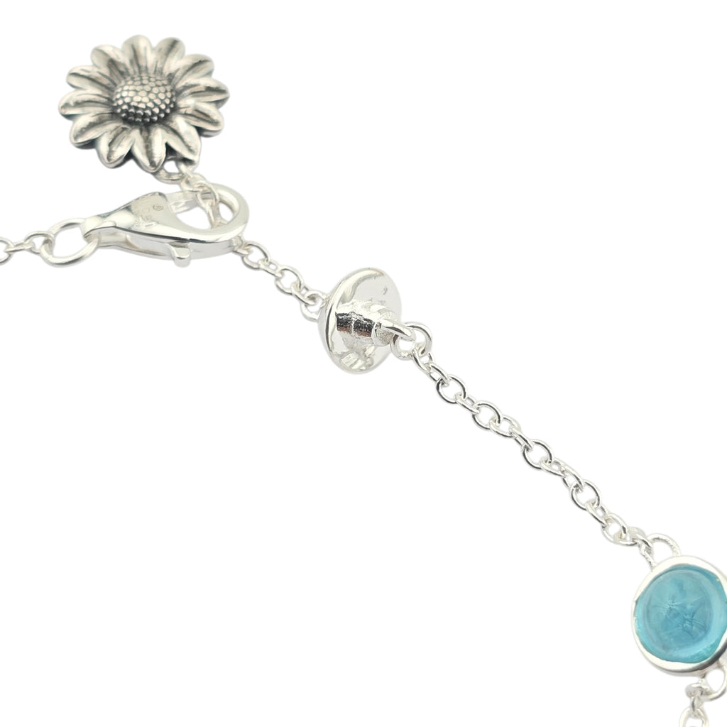 GUCCI GG Marmont Sterling Silver Mother of Pearl Bracelet GUCCI