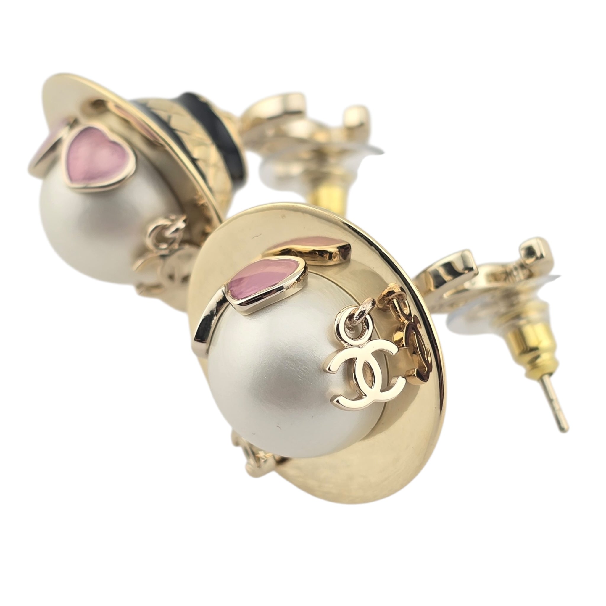 Chanel CC Robot Gabrielle Doll Black Earrings 25B CHANEL