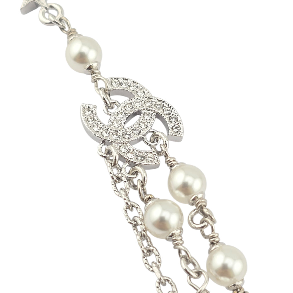 Chanel CC Silver Bird Long Belt / Necklace SS25 CHANEL