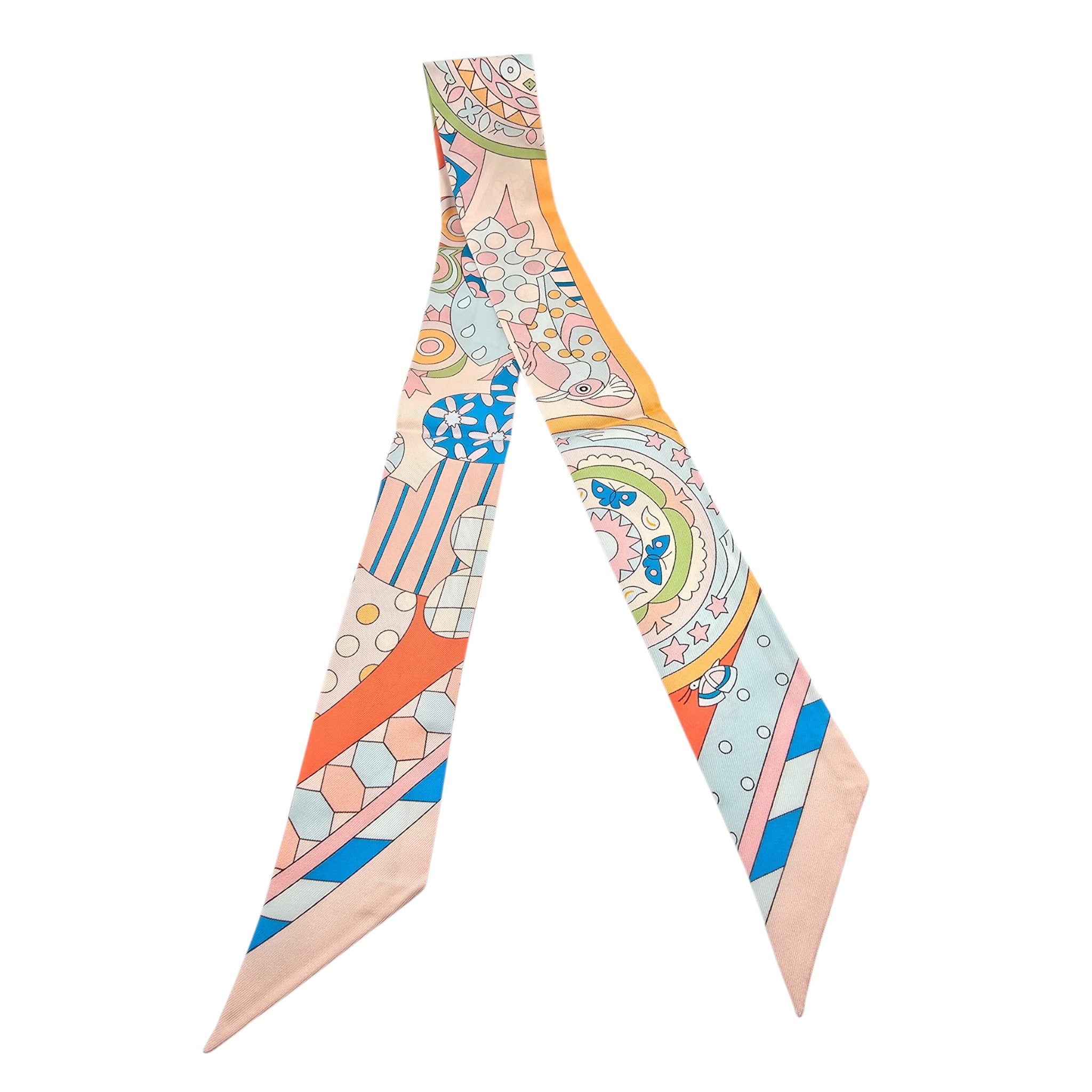 Hermes Silk Les Murmures de la Foret Twilly HERMES