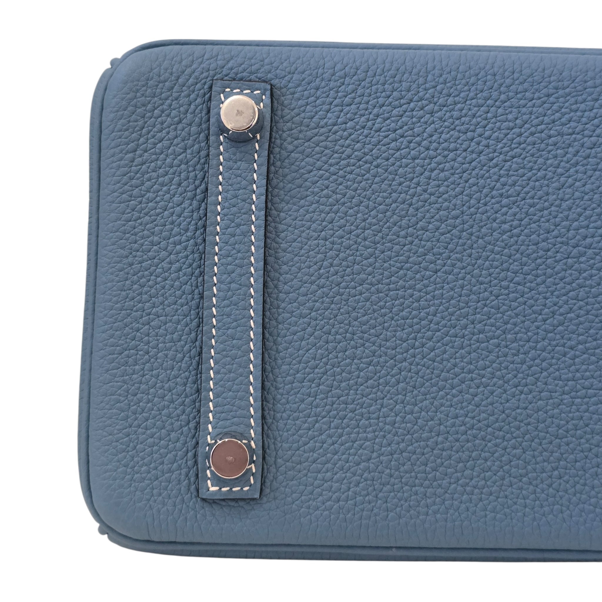 Hermes Birkin 25 Bleu Jean Togo PHW HERMES