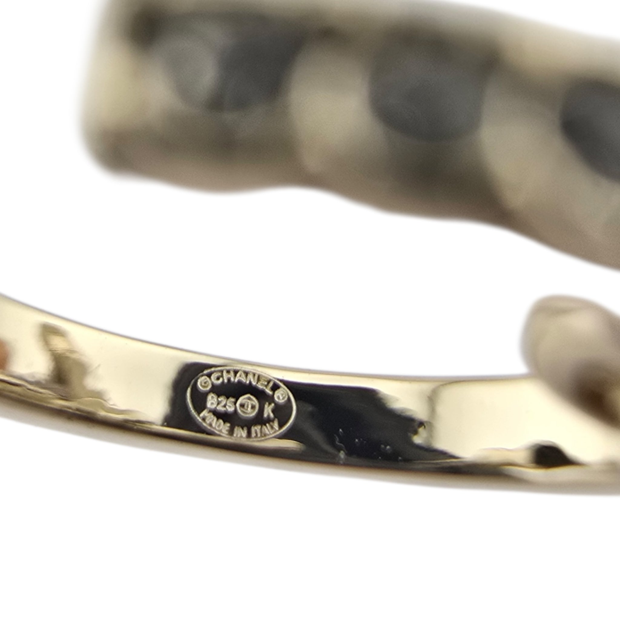 Chanel CC Gold Drop Bow Earrings 2025