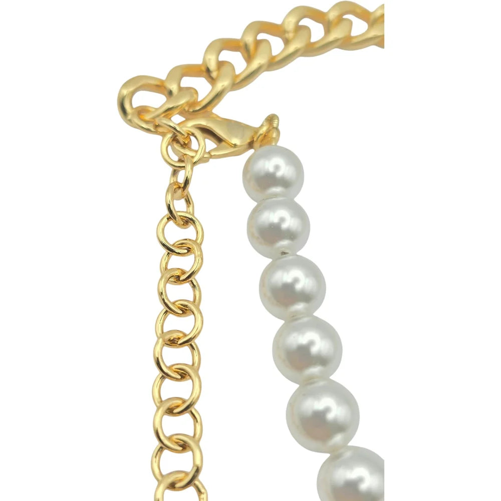 Chanel CC Star Wing Faux Pearl Choker Necklace 2024 CHANEL