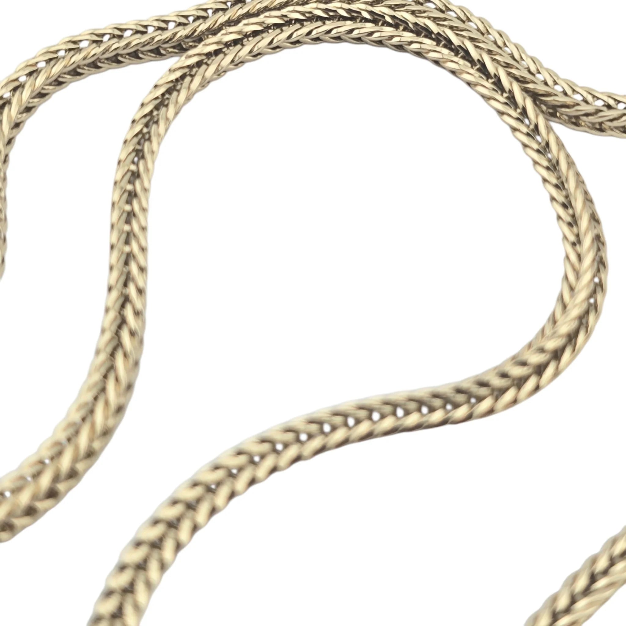 Chanel Gold Tone Necklace with Crystal CC Pendant 2024 CHANEL