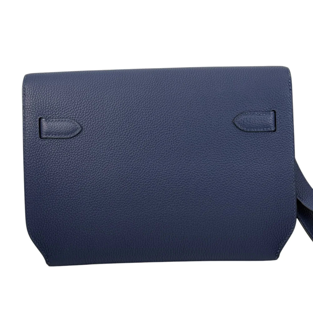 Hermes Kelly Depeches 25 Bleu Saphir Togo PHW