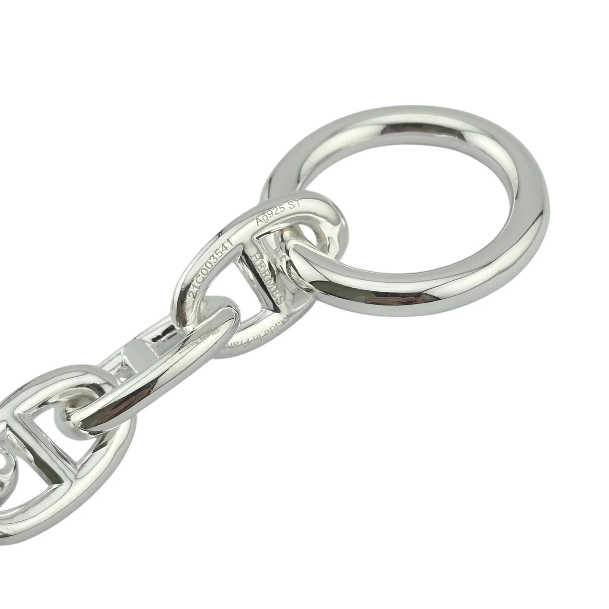Hermès Chaine D'Ancre Bracelet Silver Large Model HERMES