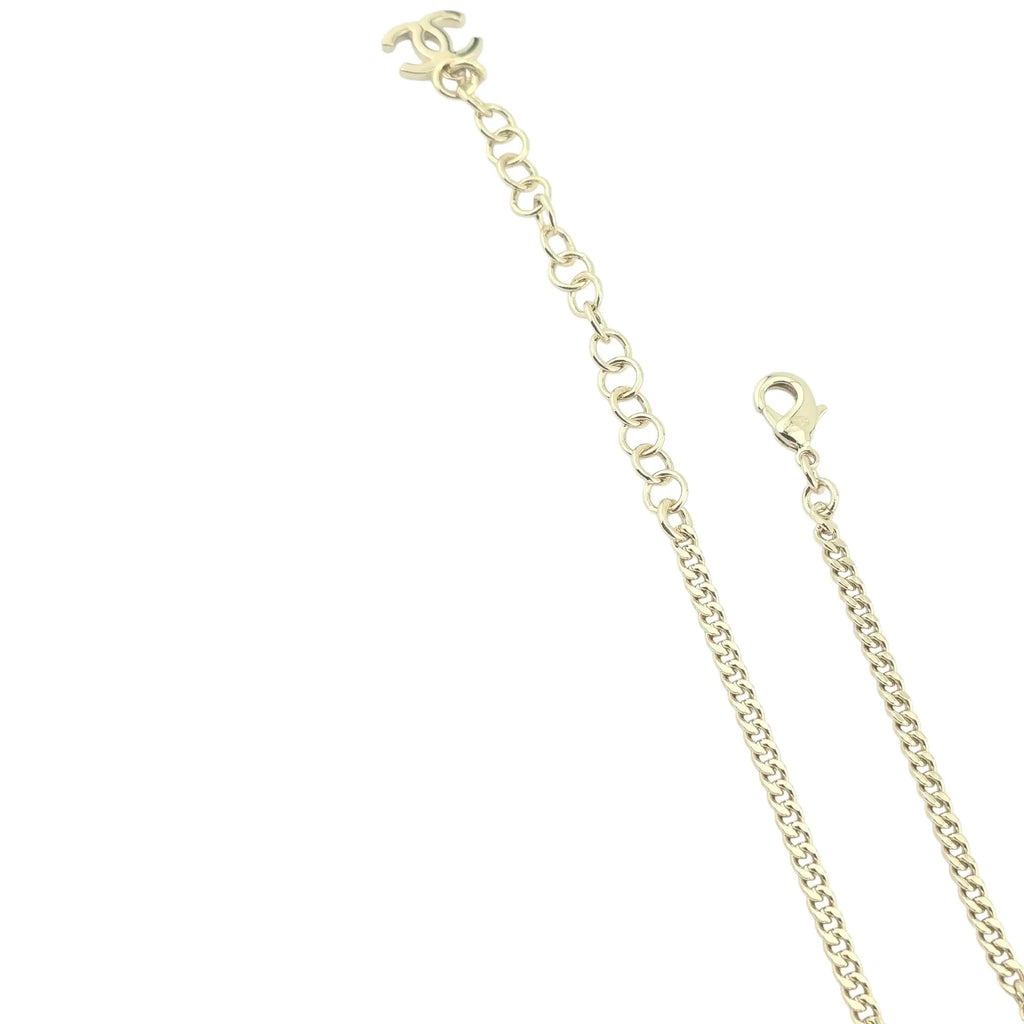 Chanel CC Logo Matelasse Bag Necklace 2024 CHANEL