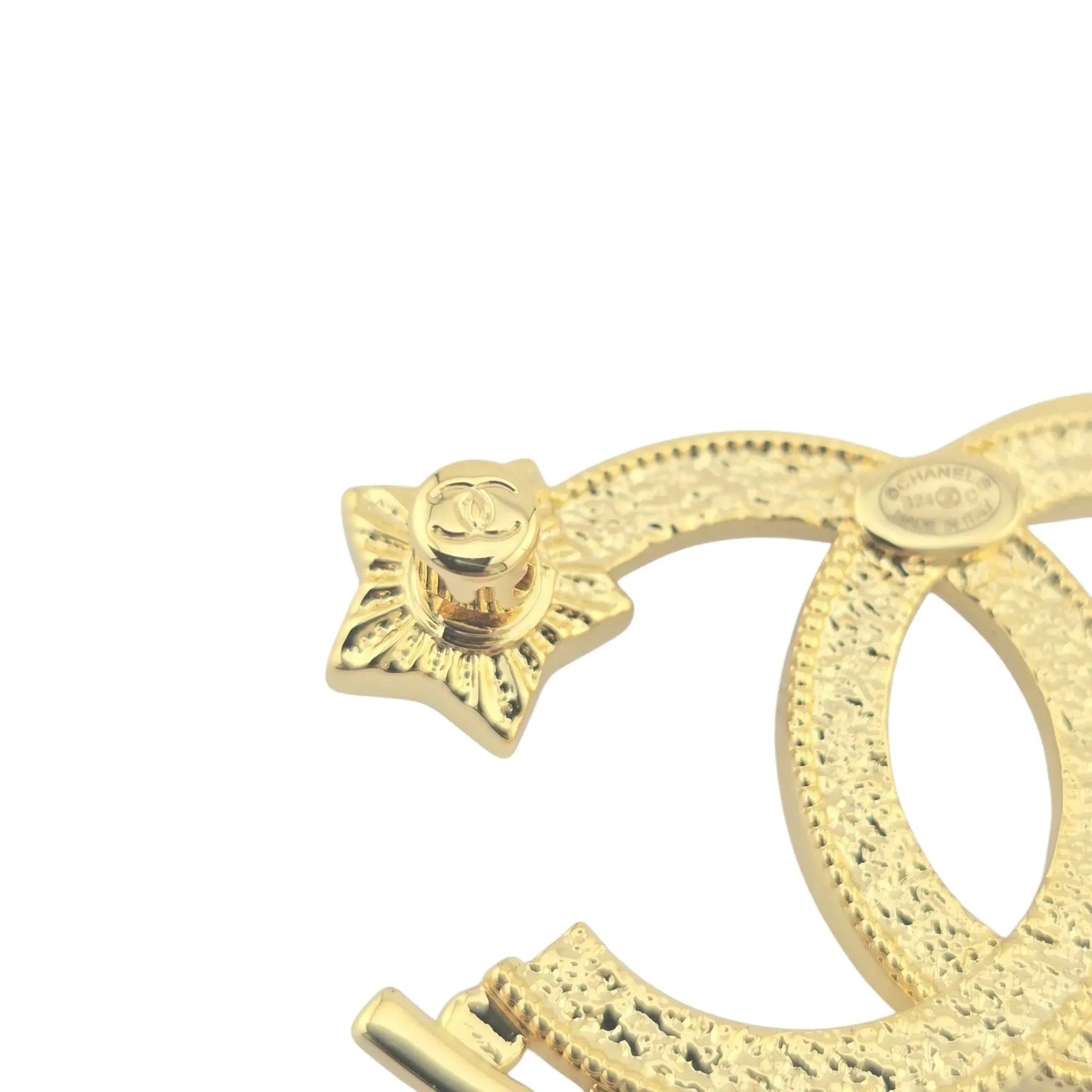 Chanel CC Crystal Pearl CC Star Brooch 2024 BIJOUX HEAVEN