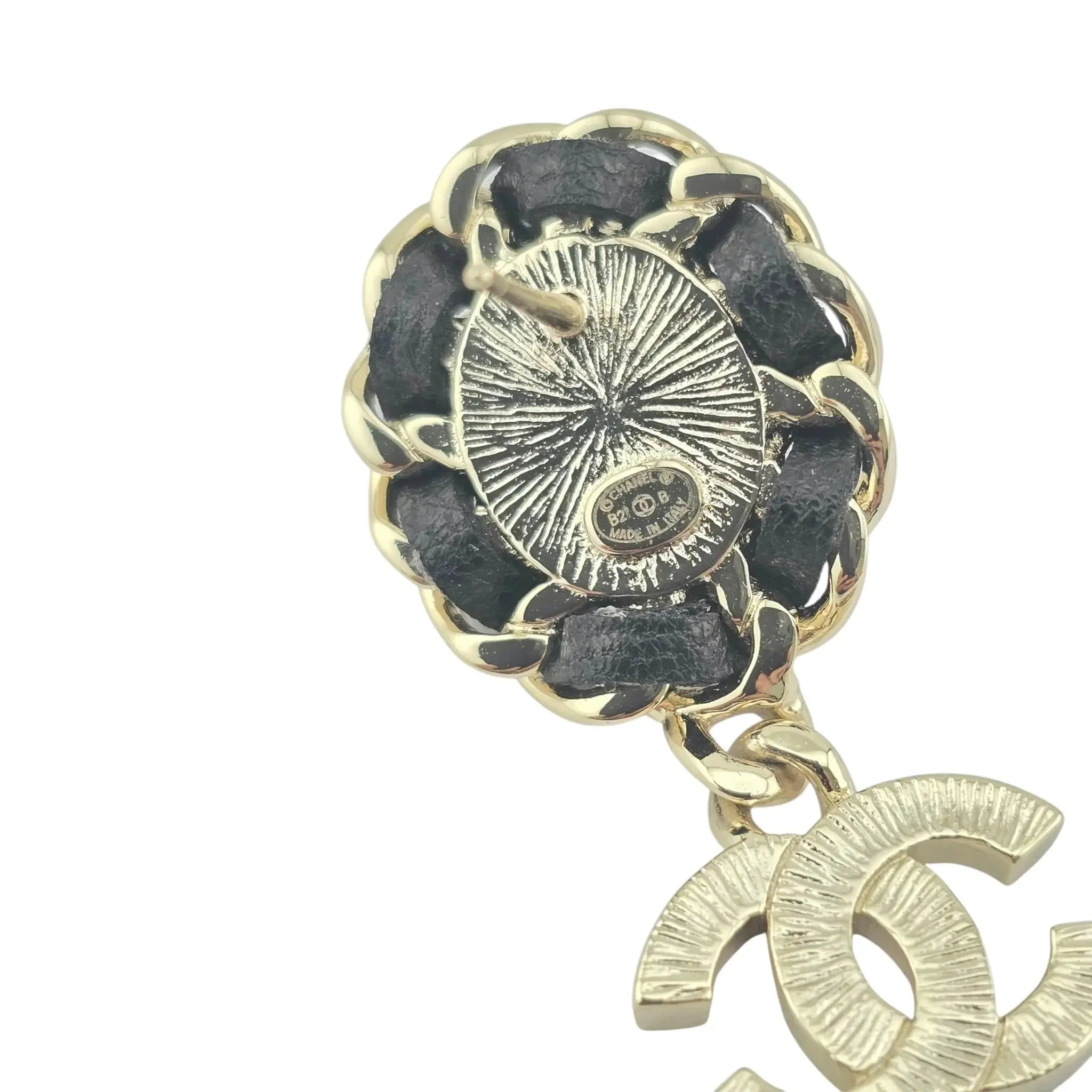 Chanel CC Faux Pearl Crystal Earrings 2021 CHANEL