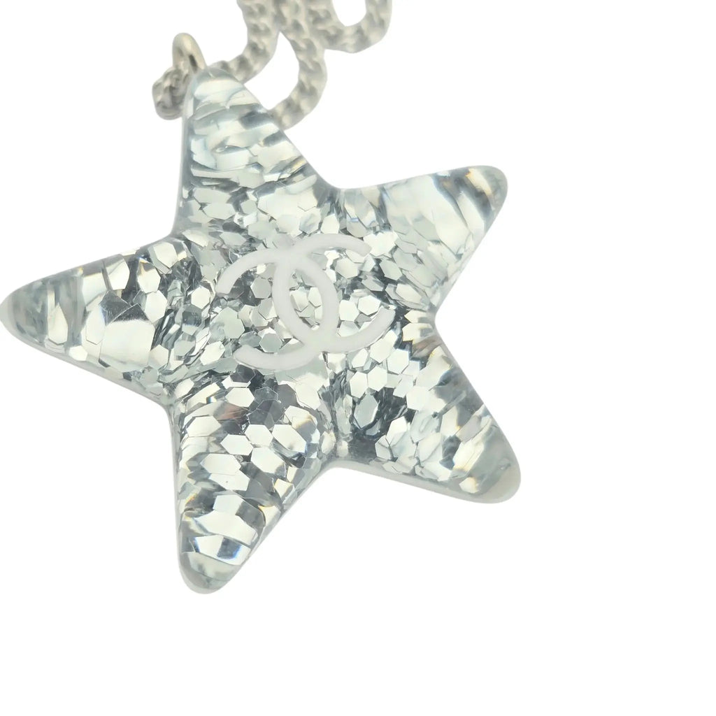 Chanel CC Resin Star Pendant Necklace 2025 CHANEL