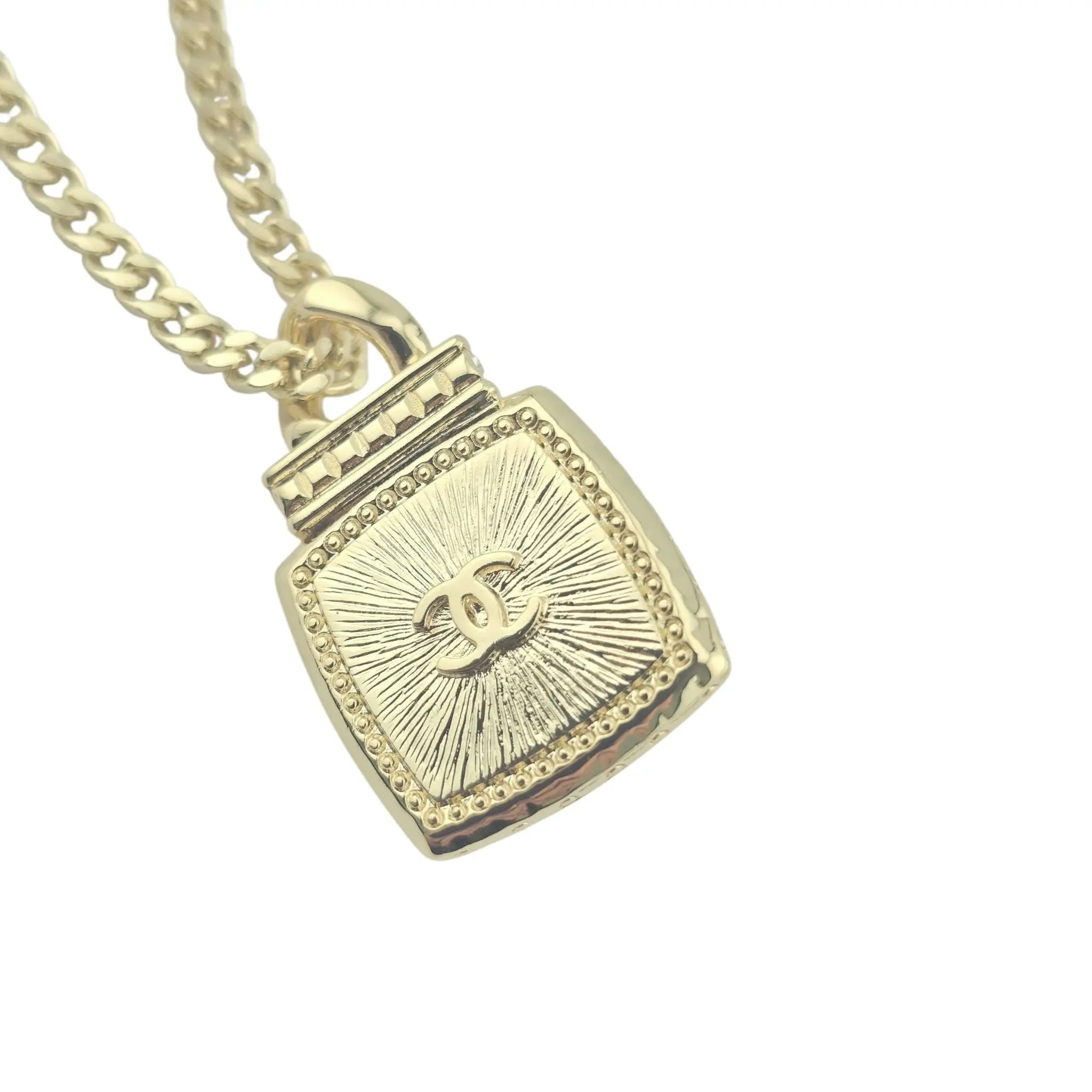 Chanel CC Bottle Pendant Necklace 2022 CHANEL