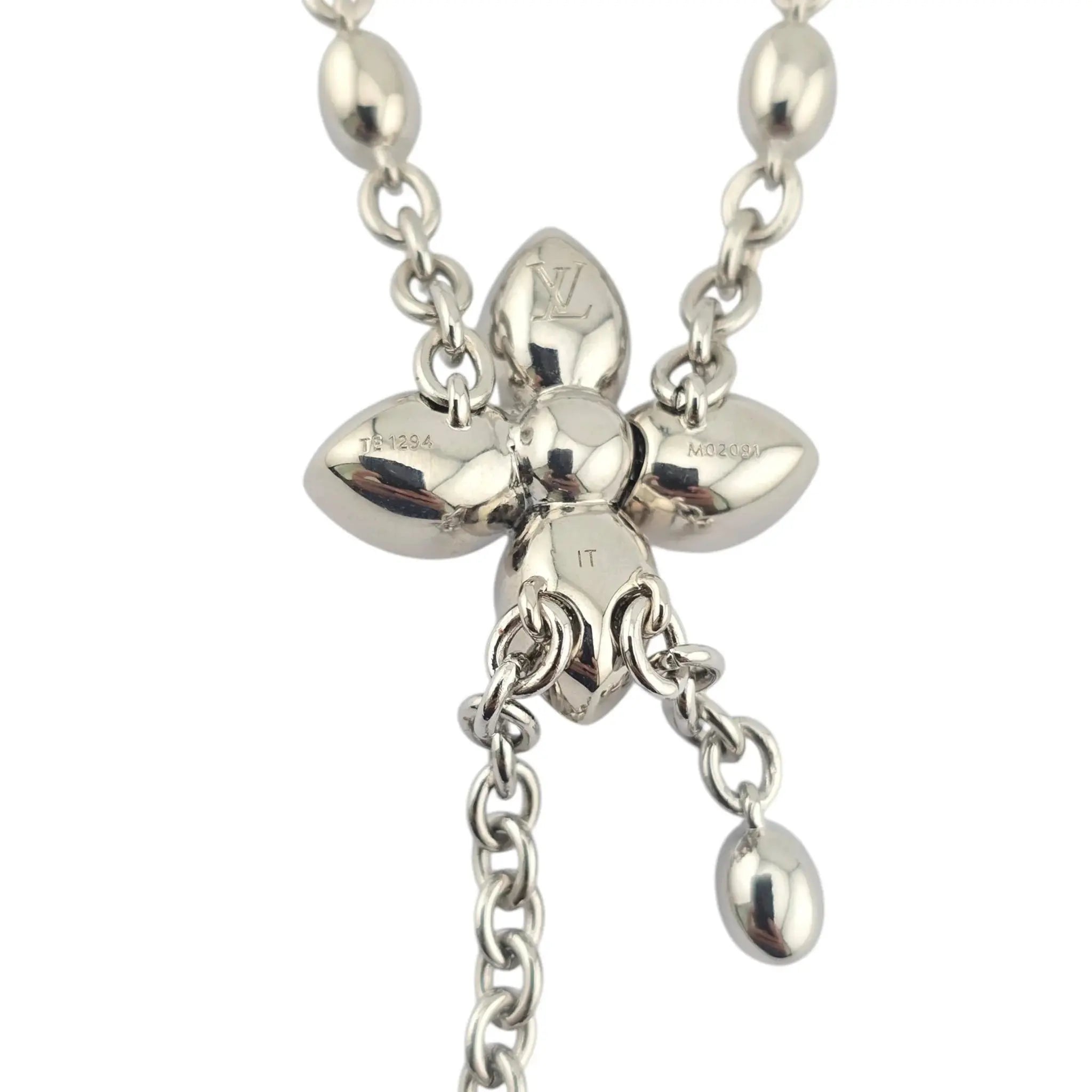 Louis Vuitton LV Silver Crystal Choker Necklace LOUIS VUITTON