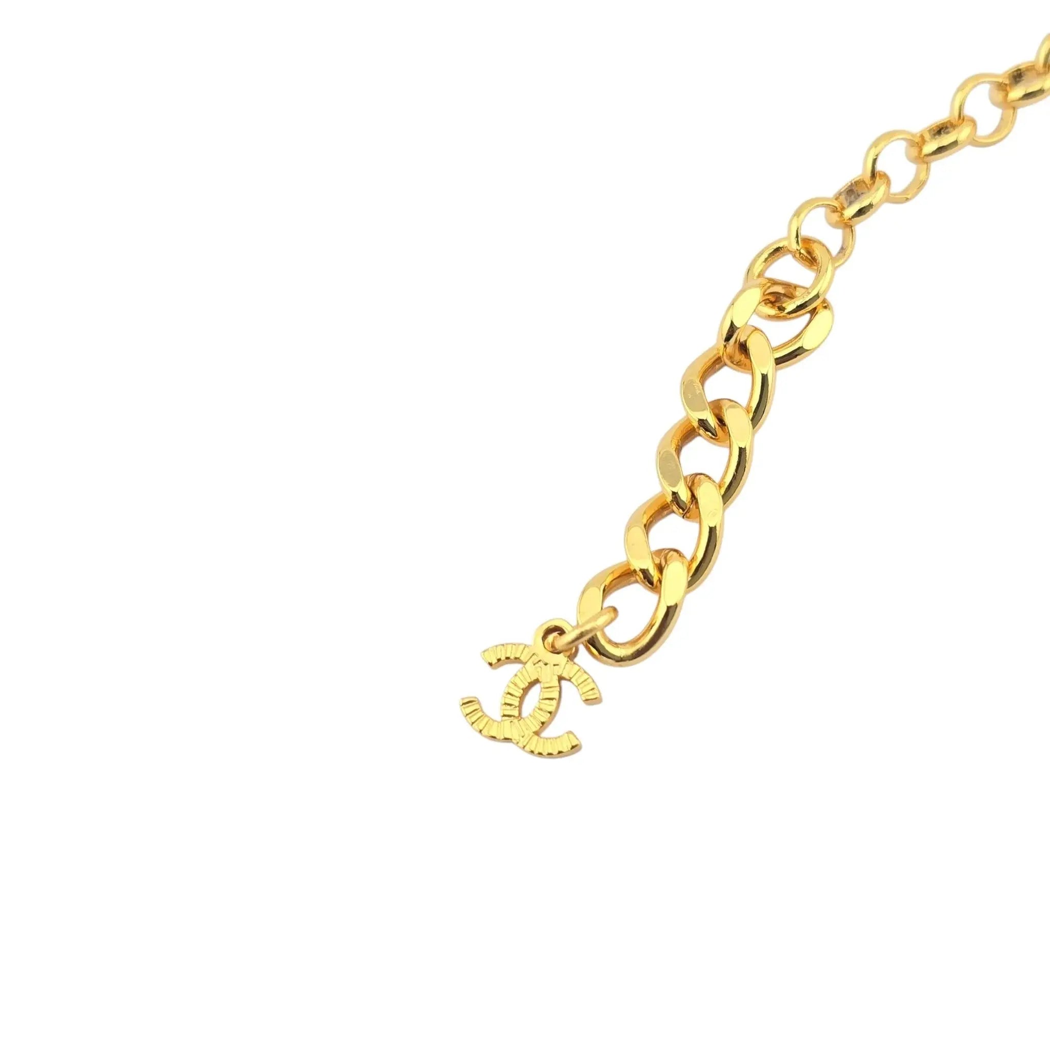 Chanel CC Long Gold Faux Pearl Necklace 2024 CHANEL