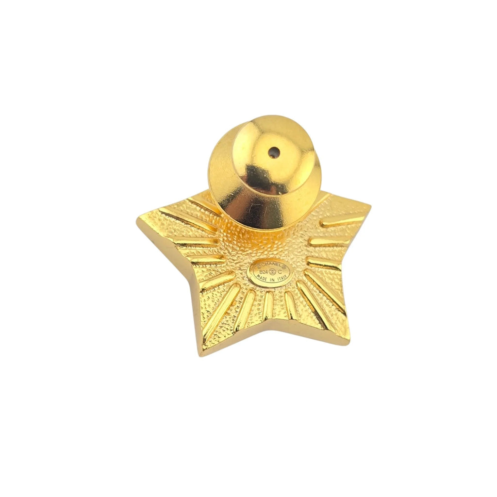 Chanel CC White Heart Resin Pin Brooch 2024 CHANEL