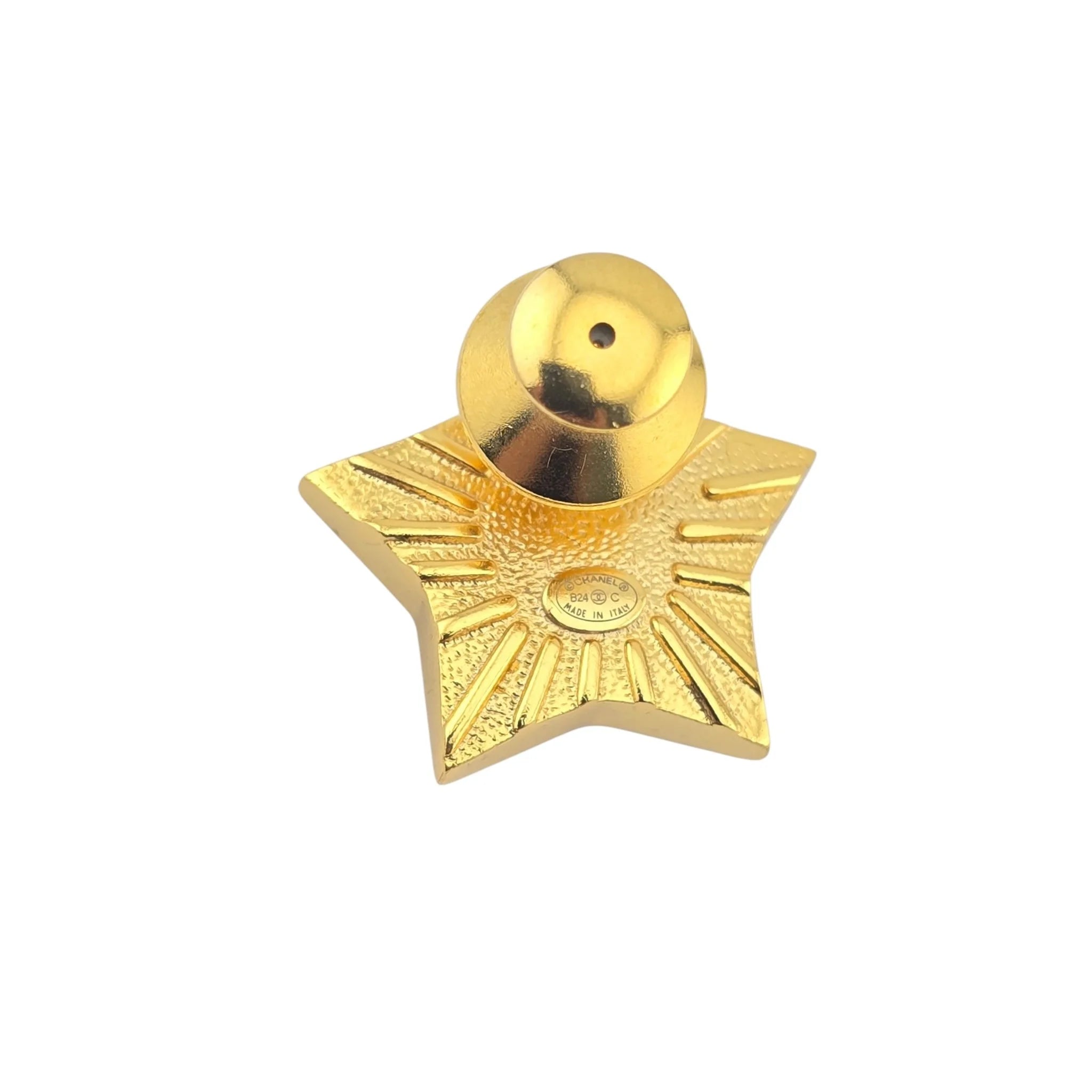 Chanel CC White Heart Resin Pin Brooch 2024 CHANEL