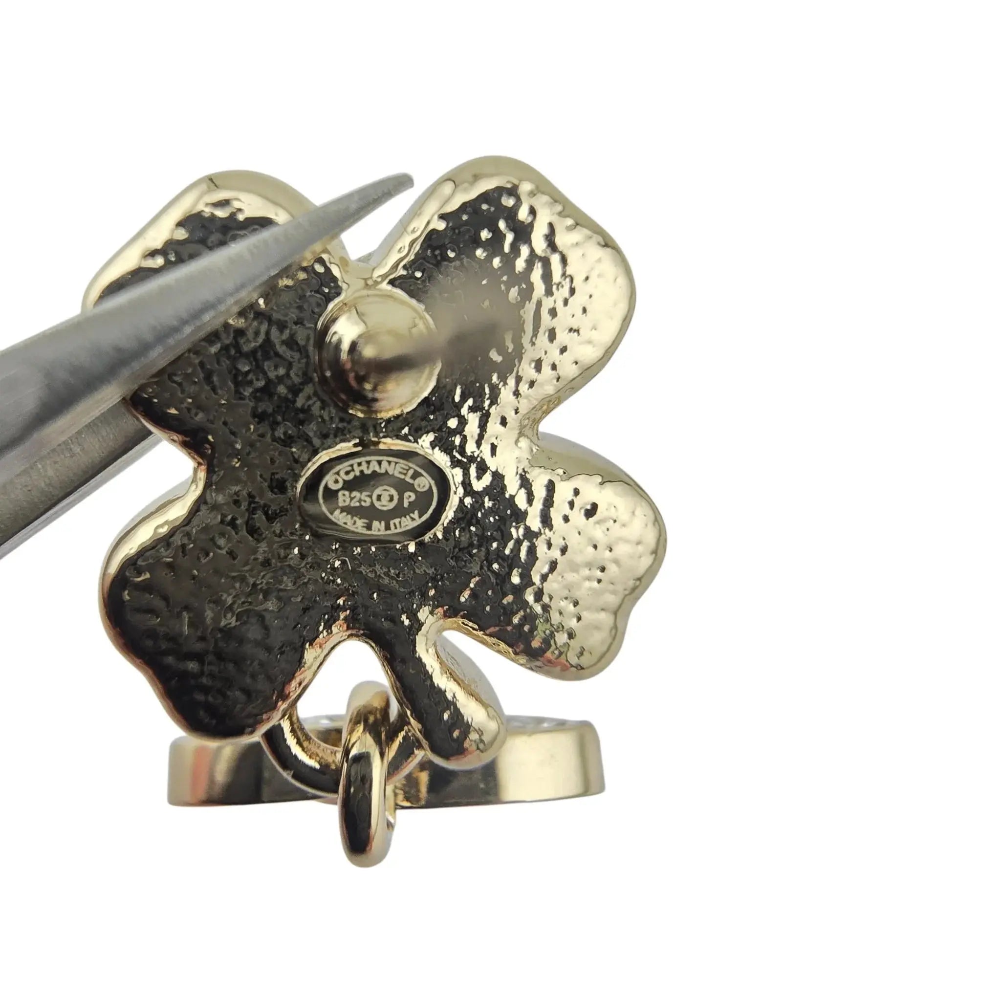 Chanel CC Gold Crystal Star Floral Drop Earrings 2025 CHANEL