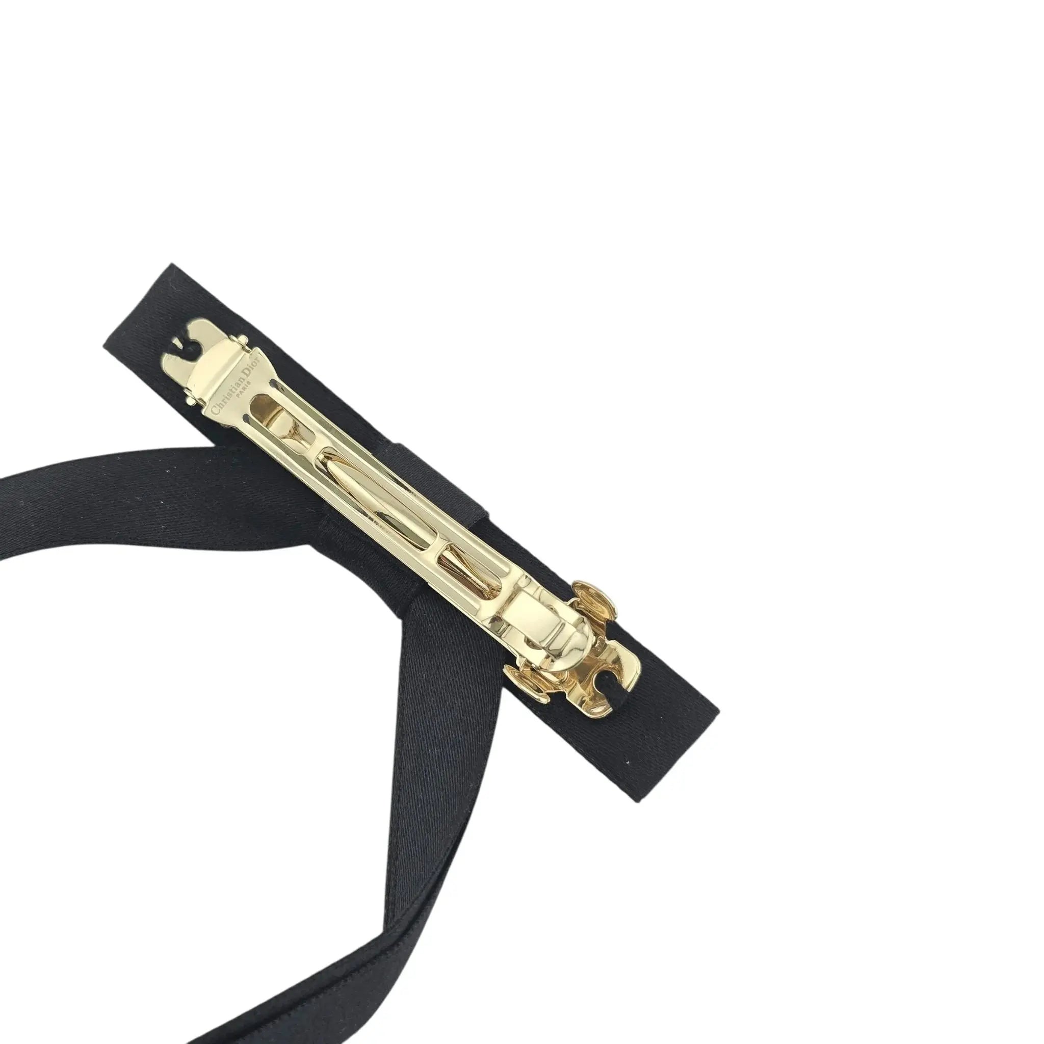 Christian Dior Twist Bow Hair Clip Barrette DIOR