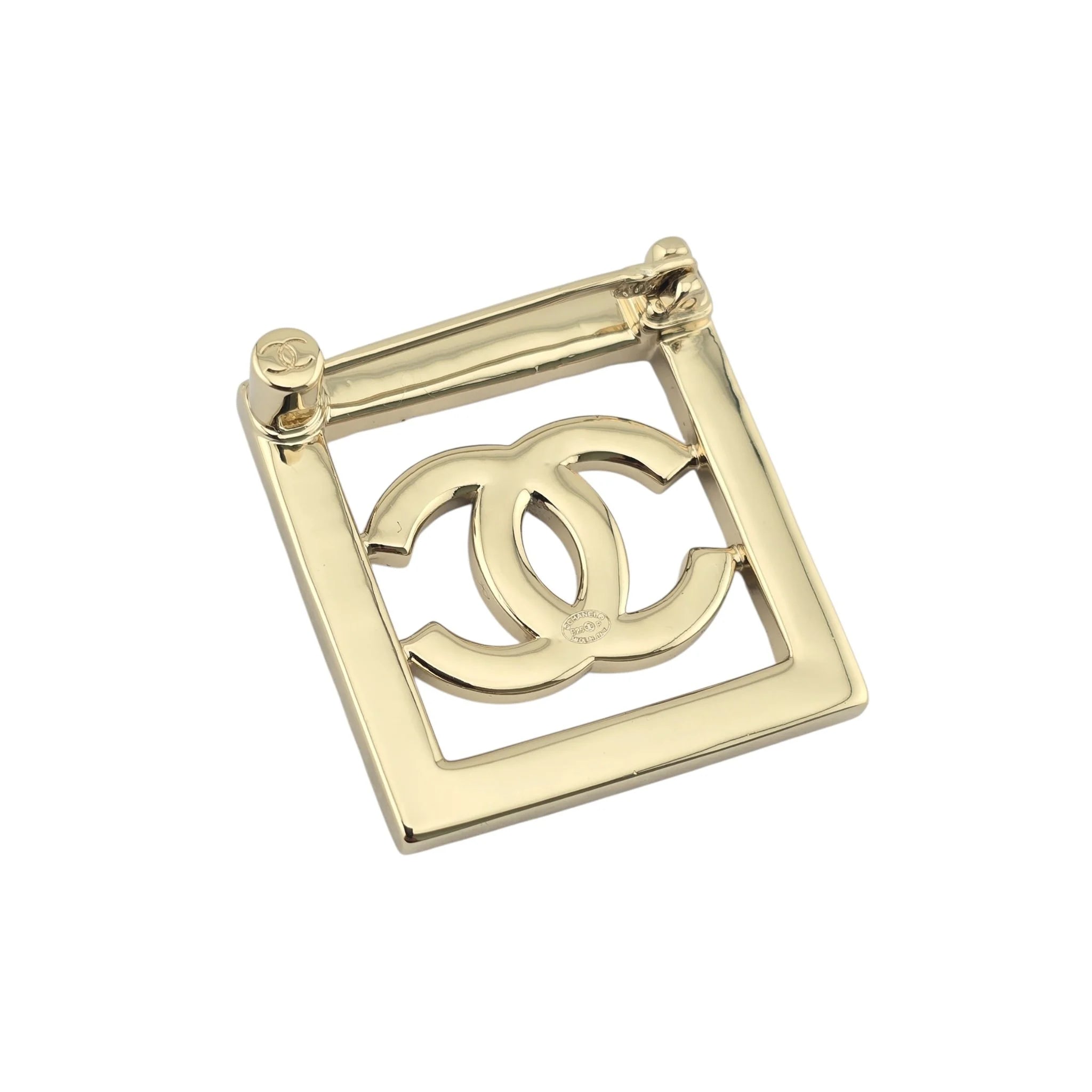 Chanel CC Square Crystal Brooch 2025 CHANEL