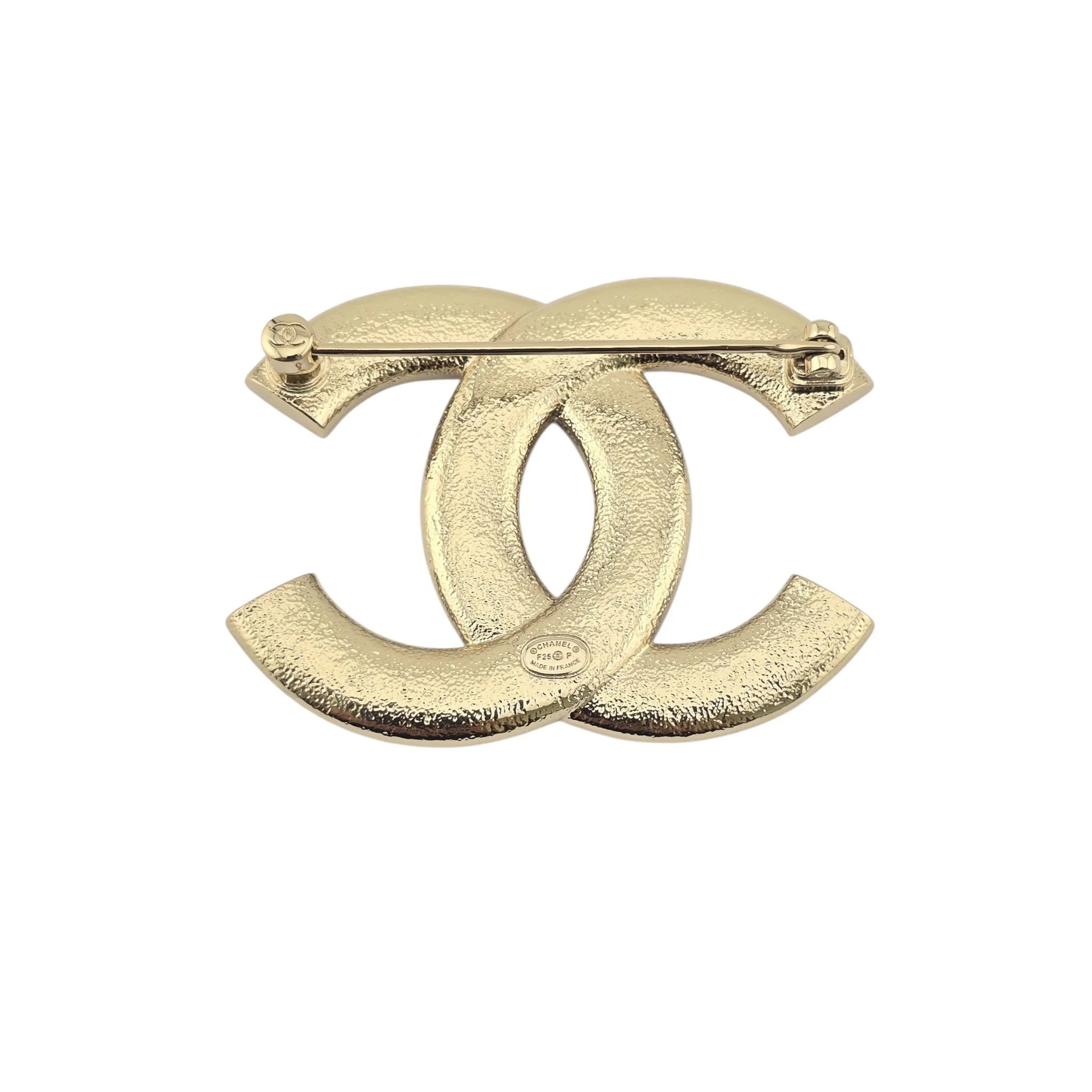 Chanel CC Gold Star Crystal Brooch 2025 CHANEL