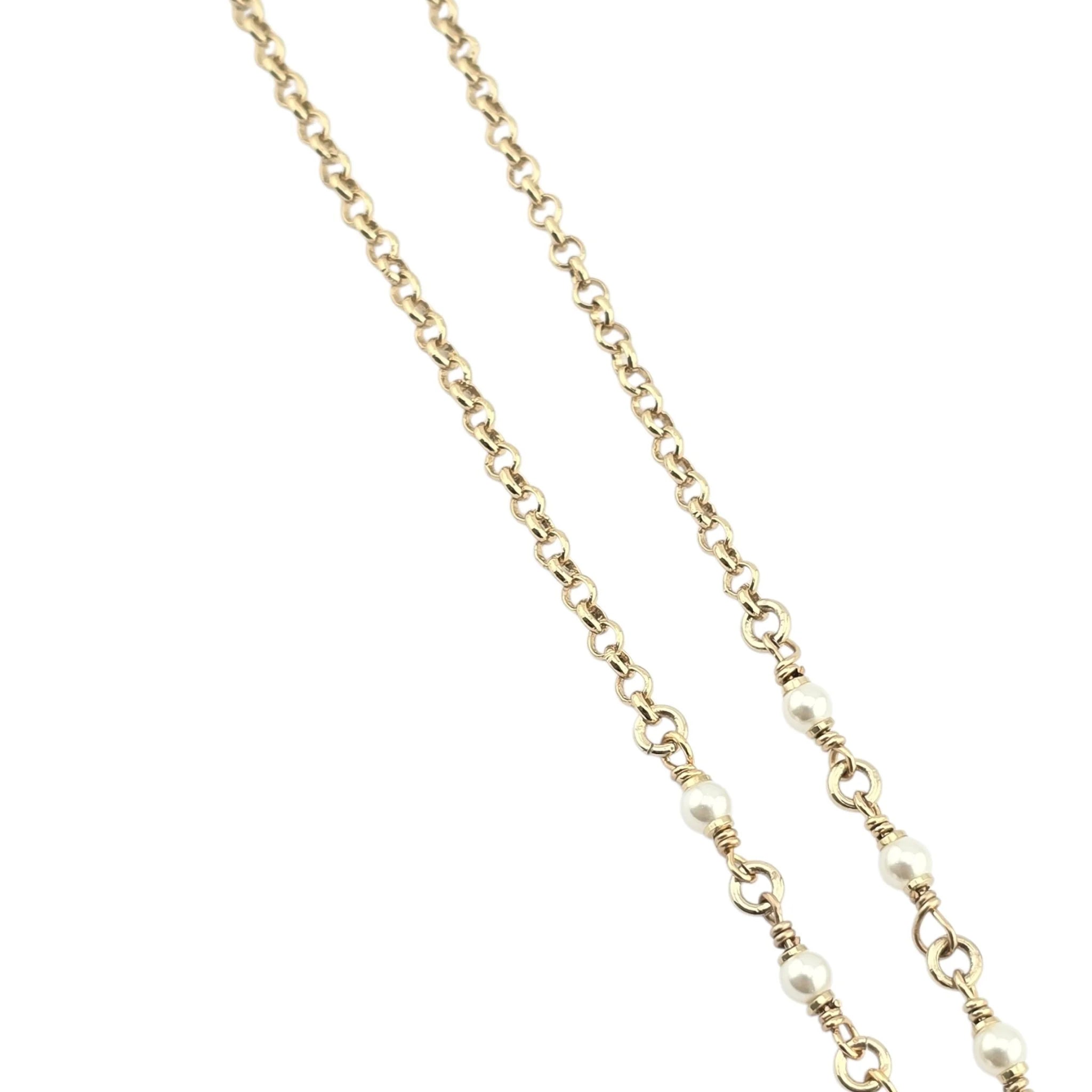 Chanel CC Deer Pendant Gold Necklace 2025 CHANEL