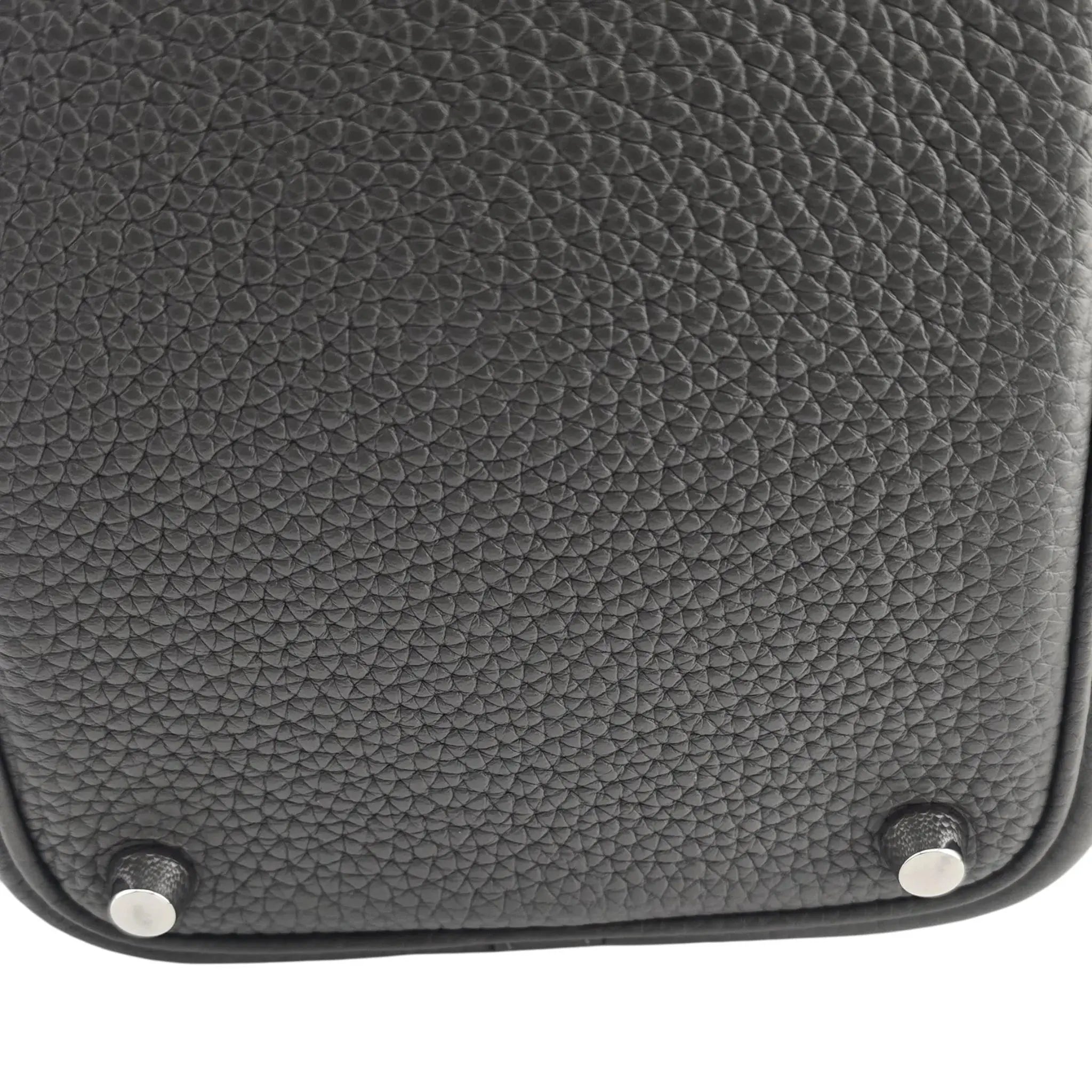 Hermès Picotin Lock 18 Gris Meyer Clemence Palladium Bag HERMES