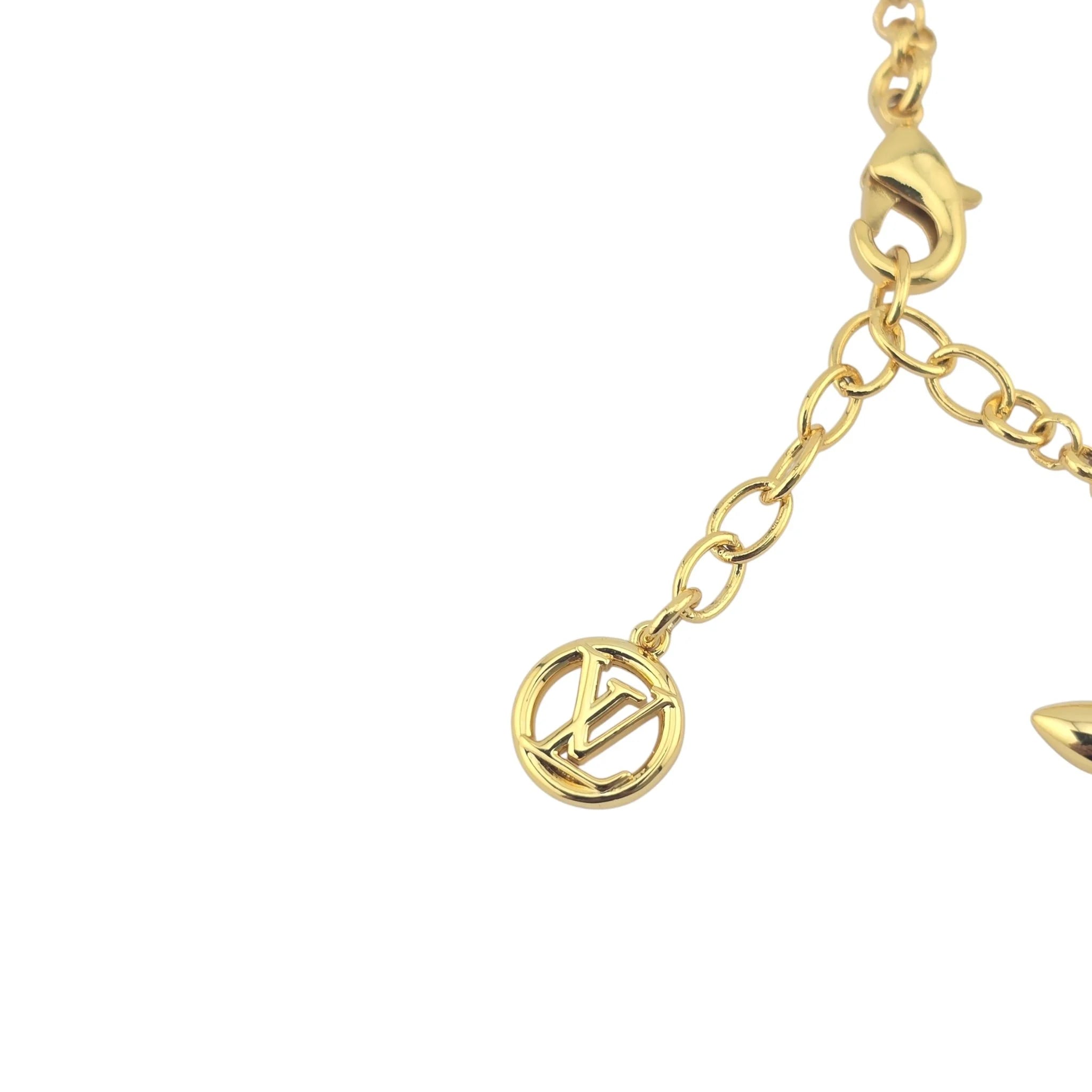 Louis Vuitton LV Iconic Charms Gold Bracelet LOUIS VUITTON