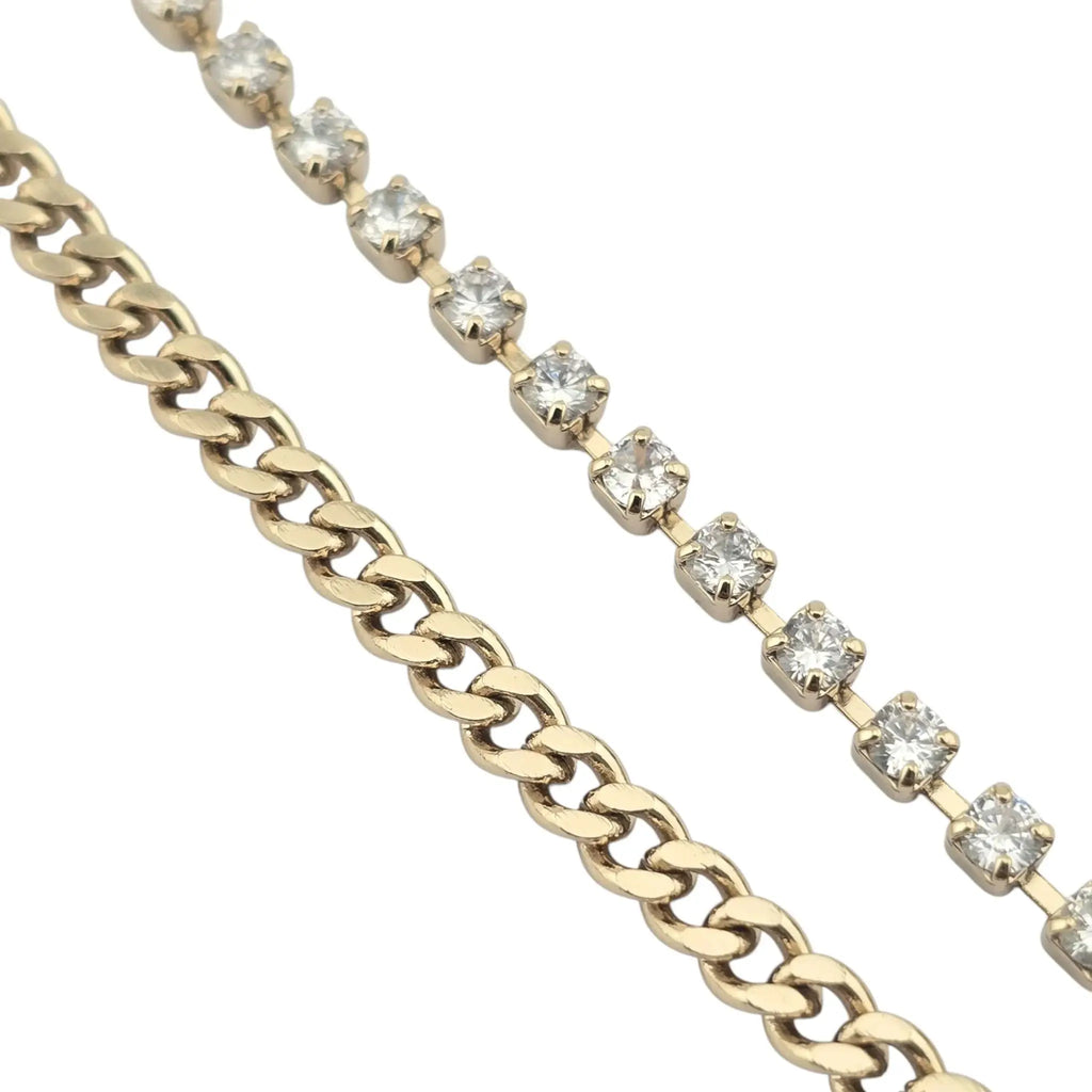 Chanel CC Gold Crystal Chain Necklace 2024 CHANEL