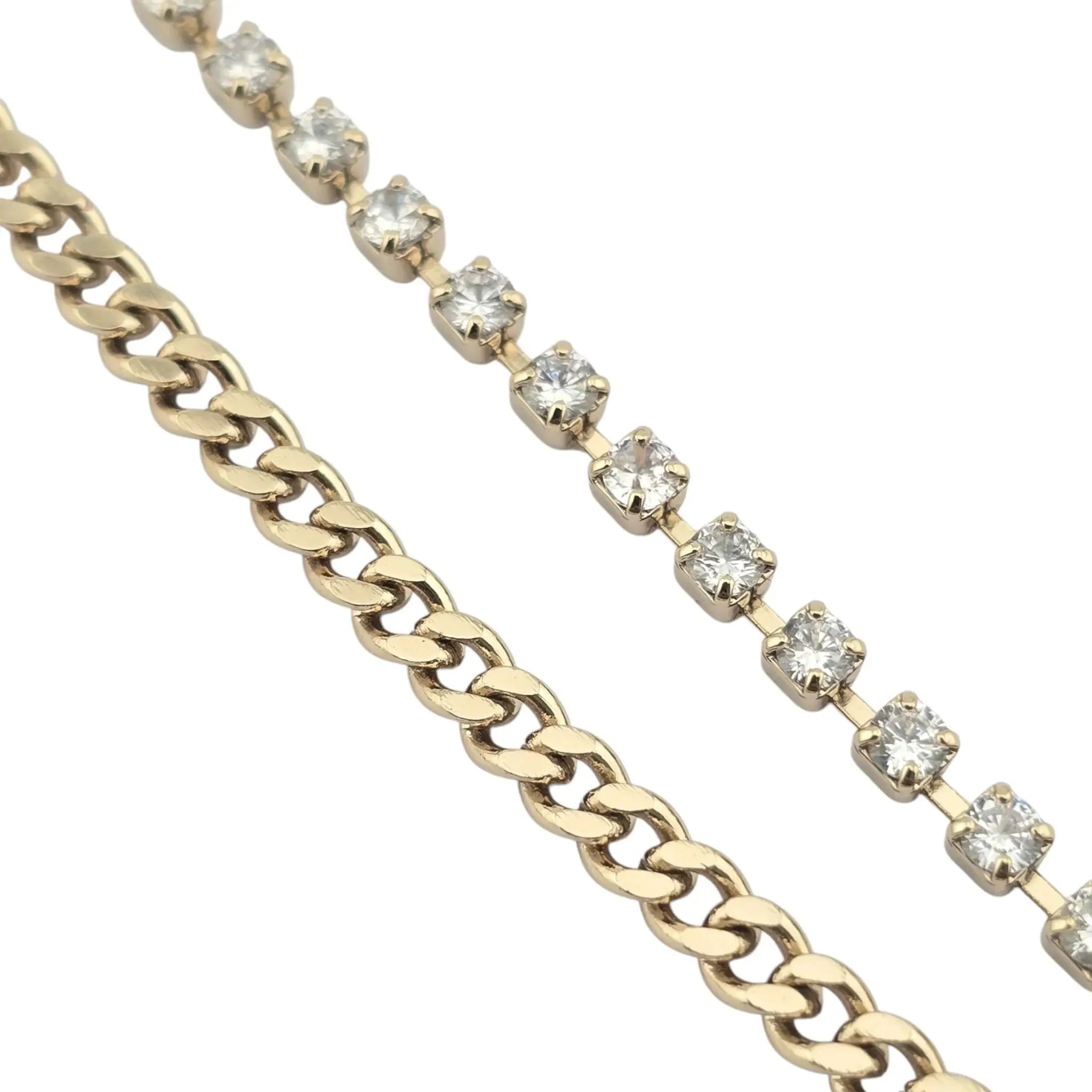 Chanel CC Gold Crystal Chain Necklace 2024 CHANEL