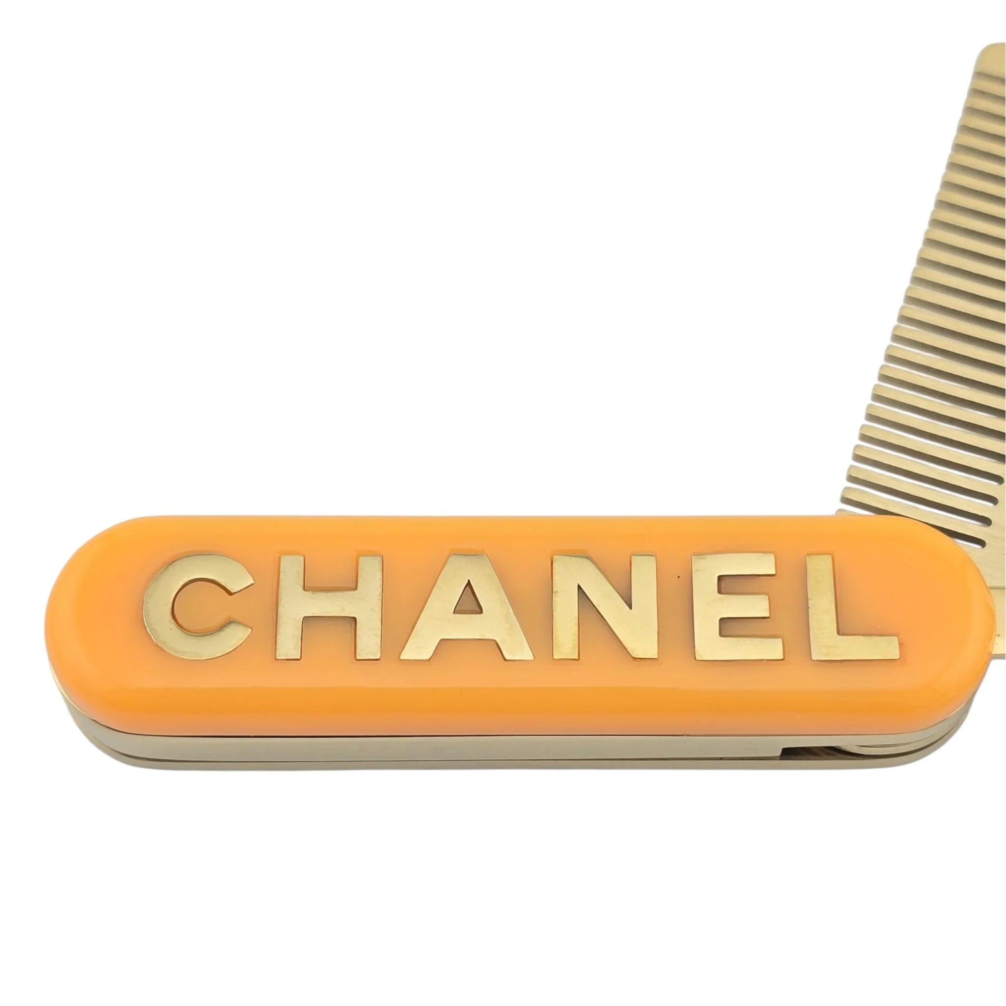 Chanel Yellow Gold Comb Necklace 22-23FW CHANEL