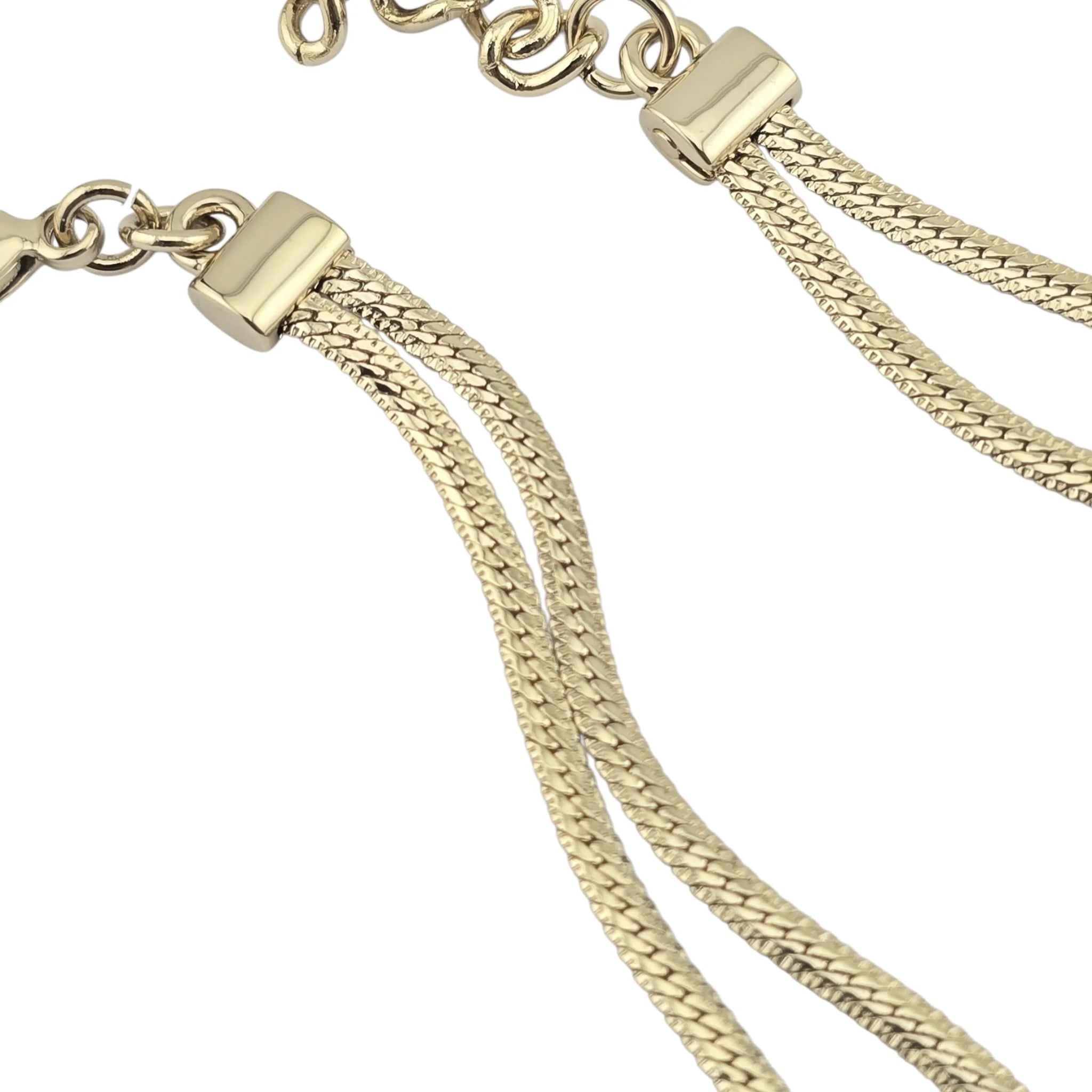 Chanel CC Choker Multi-Strand Gold Necklace 2024 CHANEL