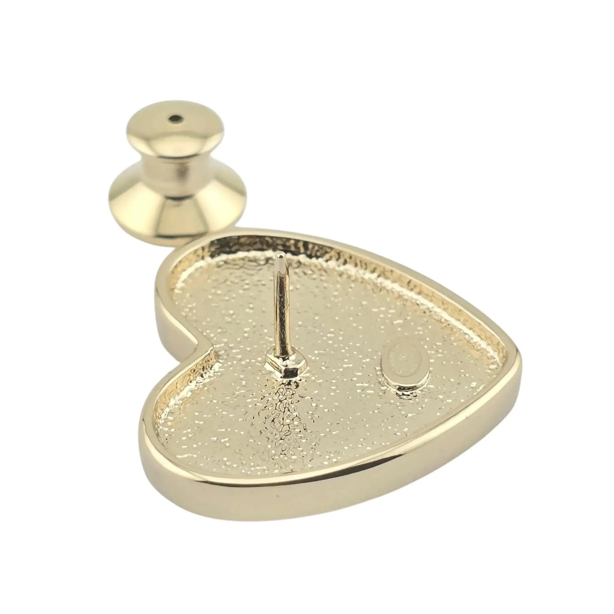 Chanel CC Black Heart Pin Brooch 2024 CHANEL